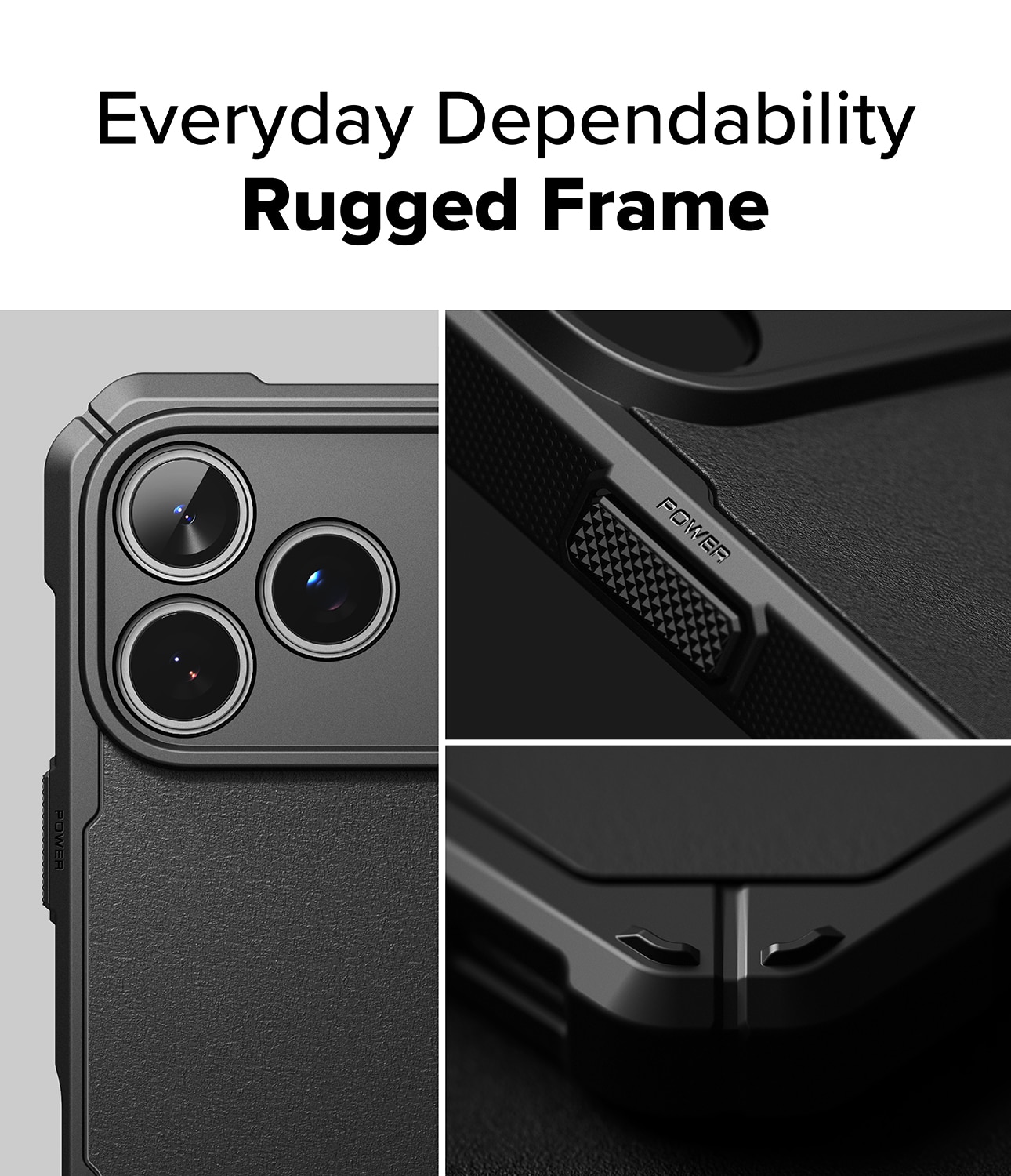 Rugged Gear Magnetic Cover iPhone 17 Pro Black