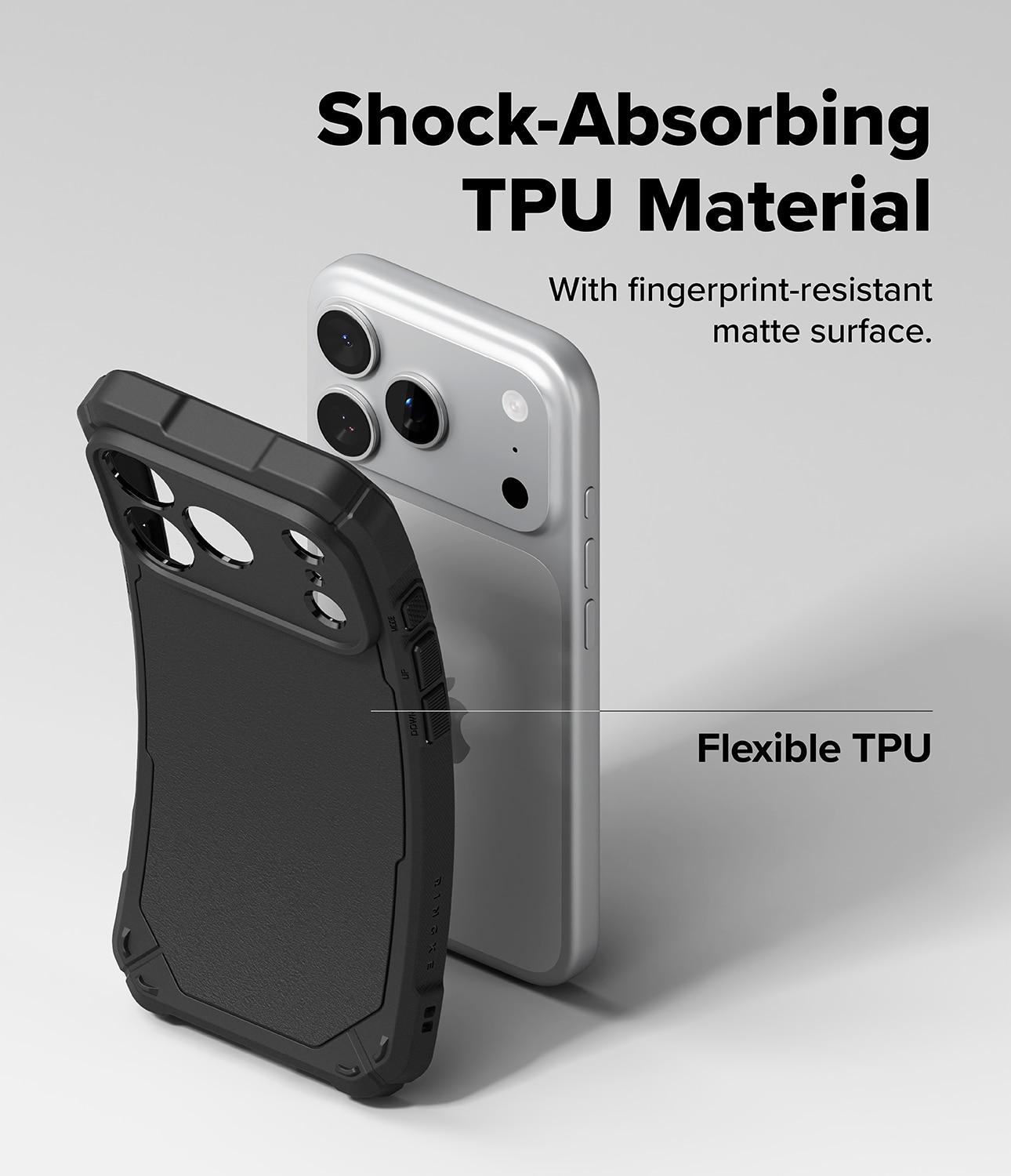 Rugged Gear Magnetic Cover iPhone 17 Pro Black