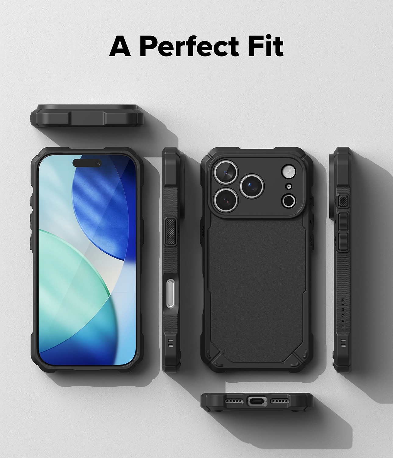 Rugged Gear Magnetic Cover iPhone 17 Pro Black