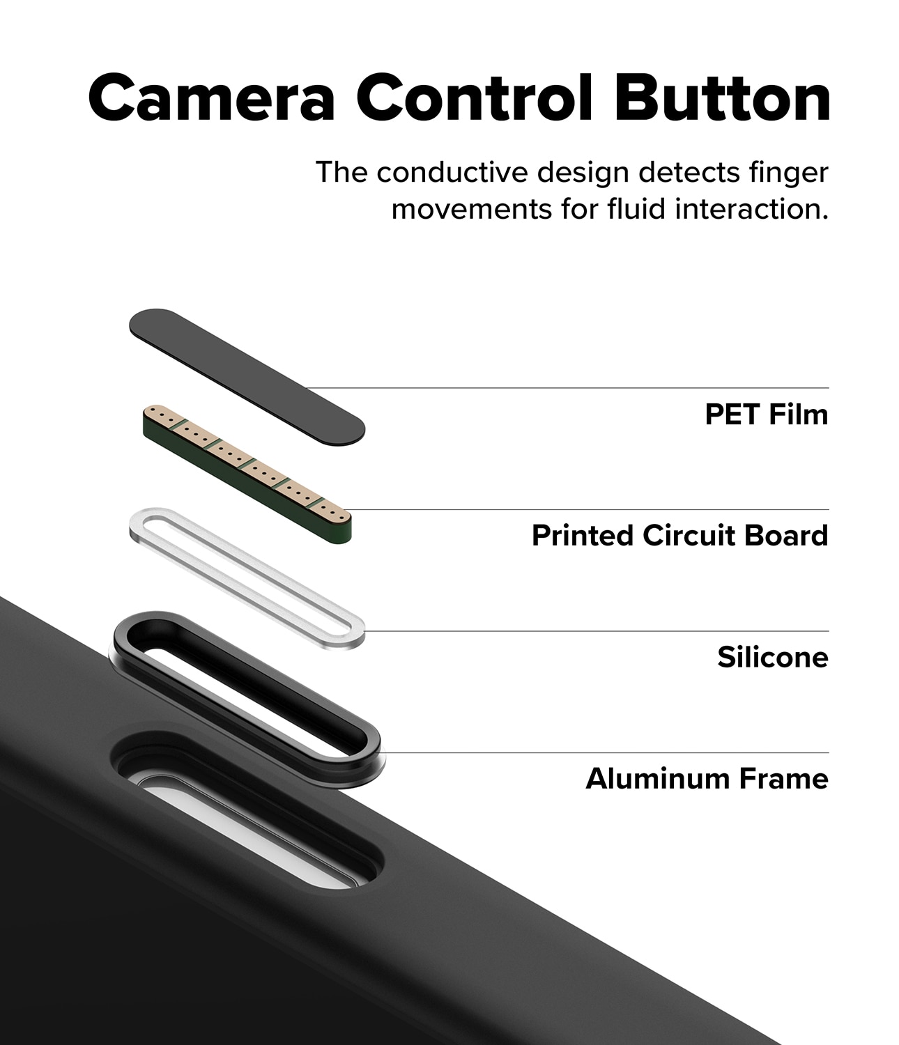 Silicone Magnetic Cover iPhone 17 Pro Max Black