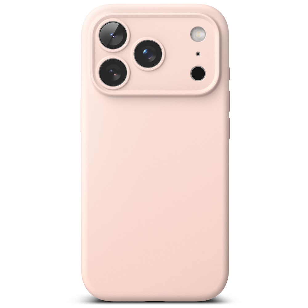 Silicone Magnetic Cover iPhone 17 Pro Pink Sand