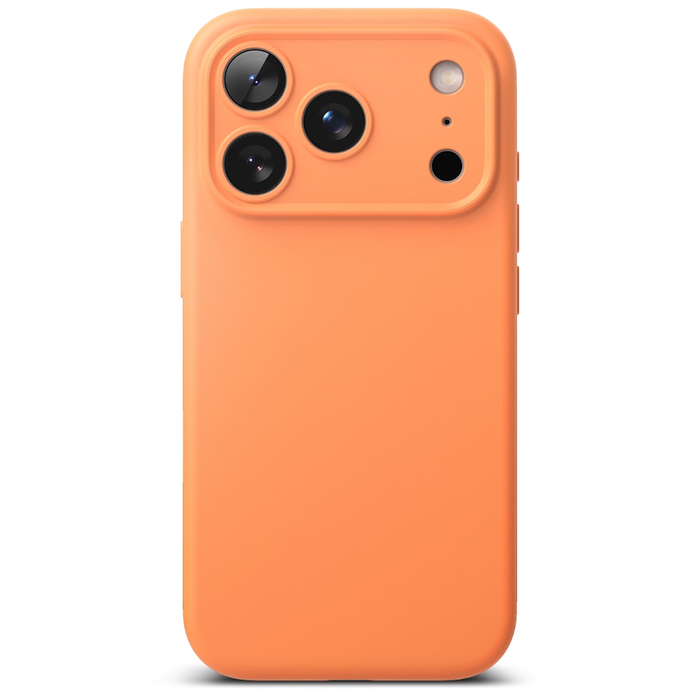 Silicone Magnetic Cover iPhone 17 Pro Max Tangerine