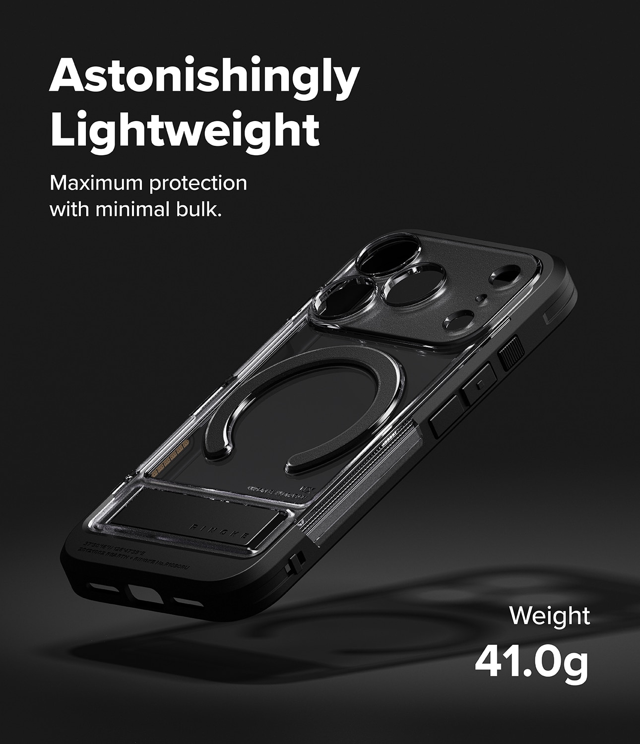 Cover UX Magnetic iPhone 17 Pro Smoke Black
