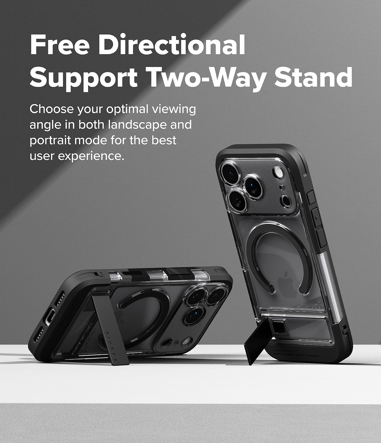 Cover UX Magnetic iPhone 17 Pro Smoke Black