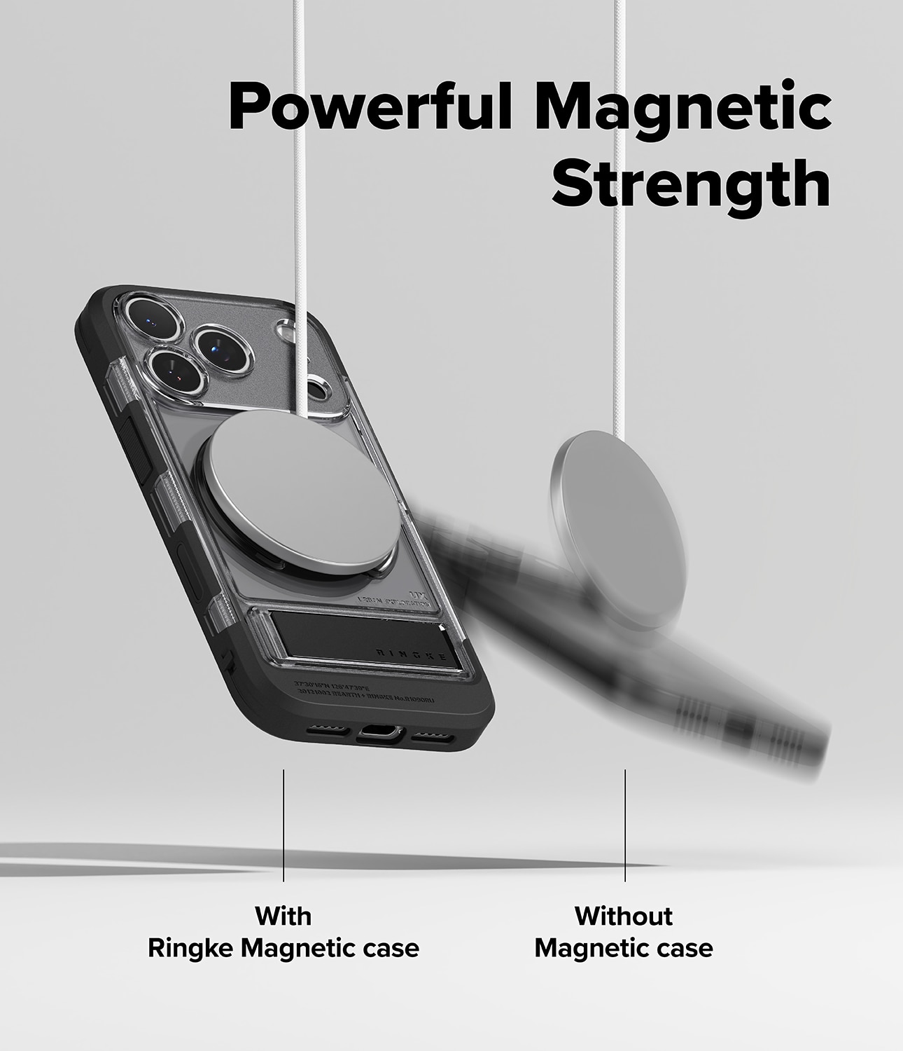 Cover UX Magnetic iPhone 17 Pro Smoke Black