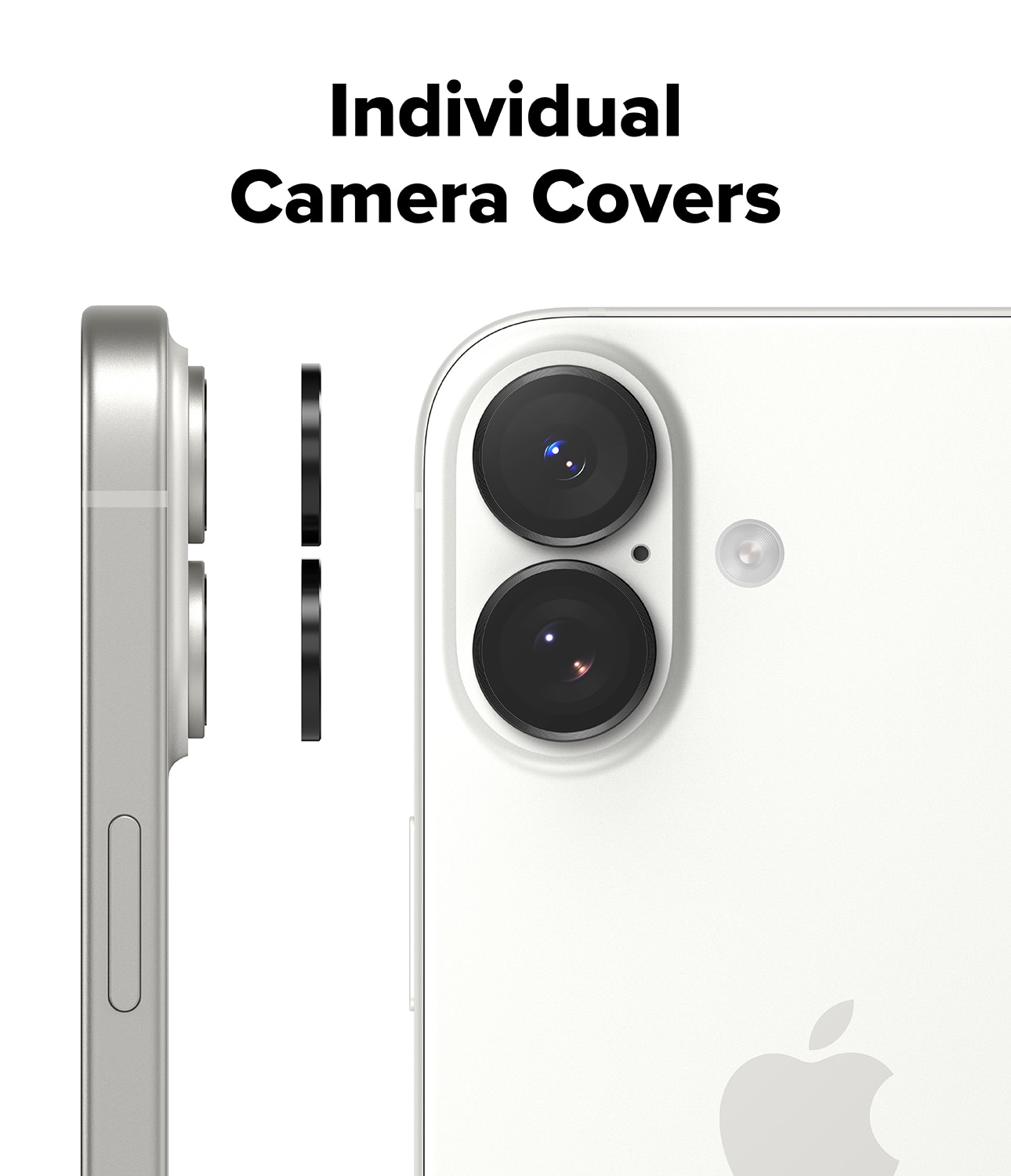 Camera Lens Frame Glass (2 pezzi) iPhone 17 Black