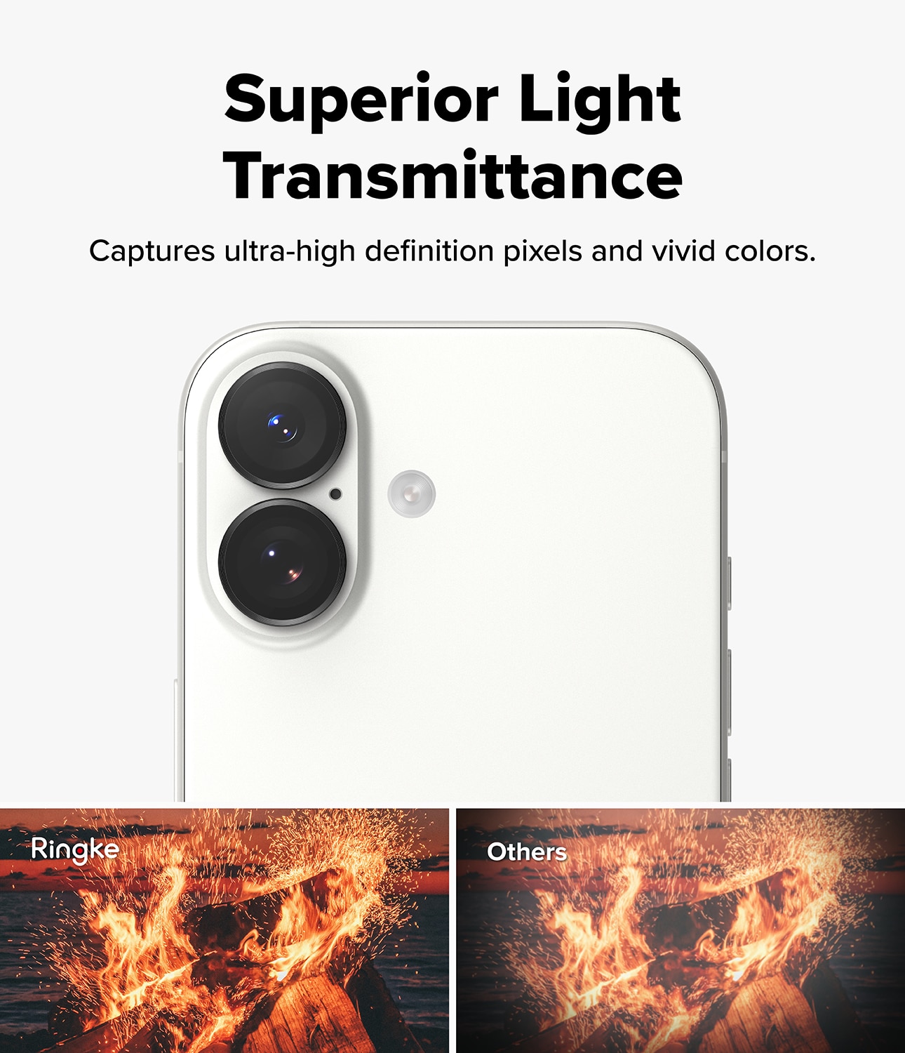 Camera Lens Frame Glass (2 pezzi) iPhone 17 Black