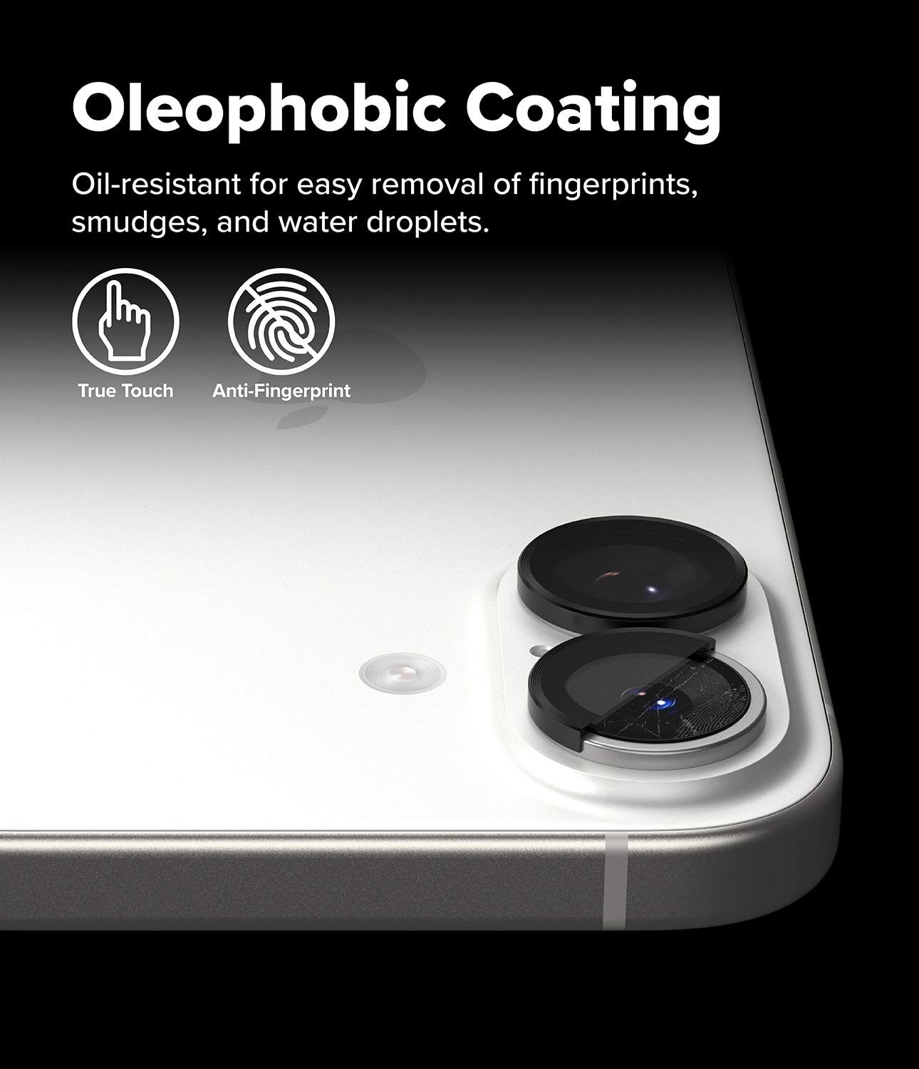 Camera Lens Frame Glass (2 pezzi) iPhone 17 Black