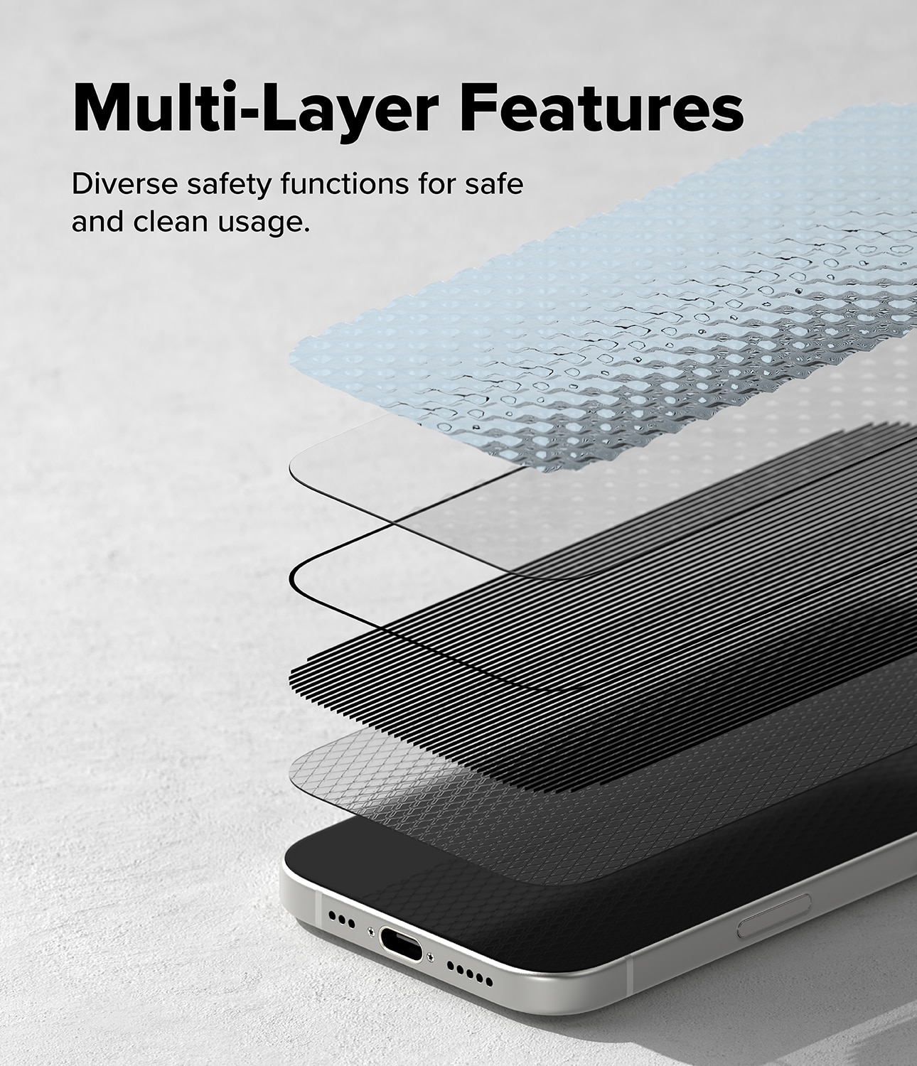 Easy Slide Privacy Glass (2 pezzi) iPhone 17