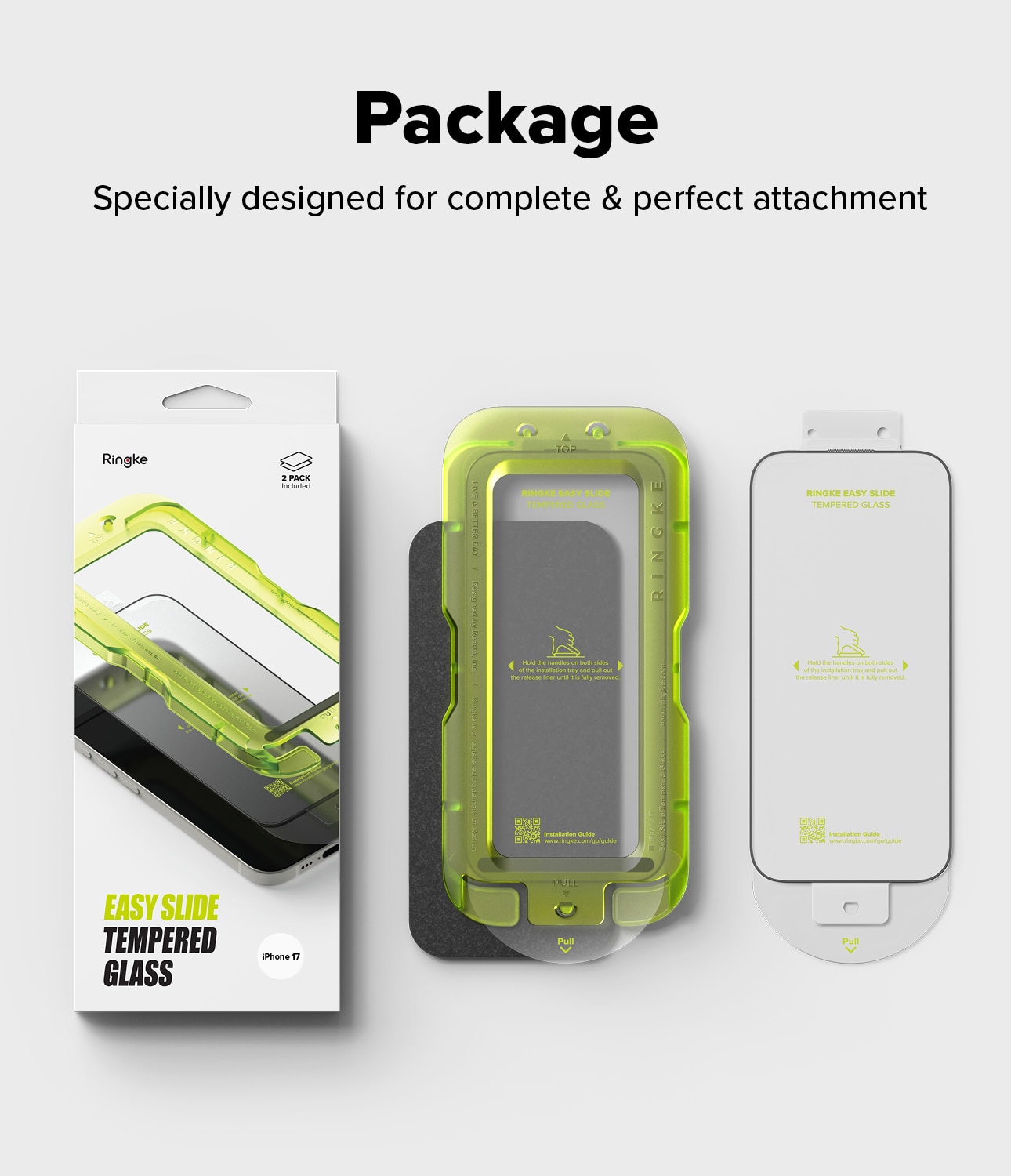 Easy Slide Glass (2 pezzi) iPhone 17