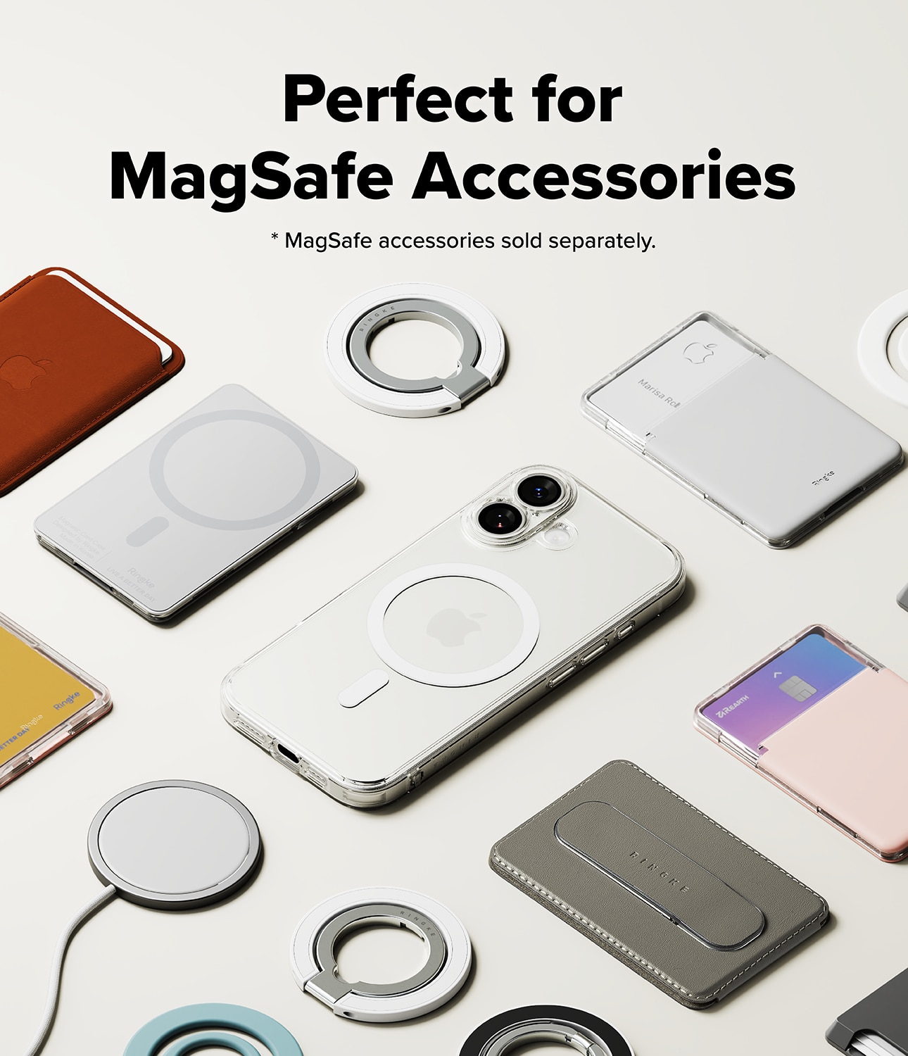 Cover Fusion Magnetic iPhone 17 Trasparente