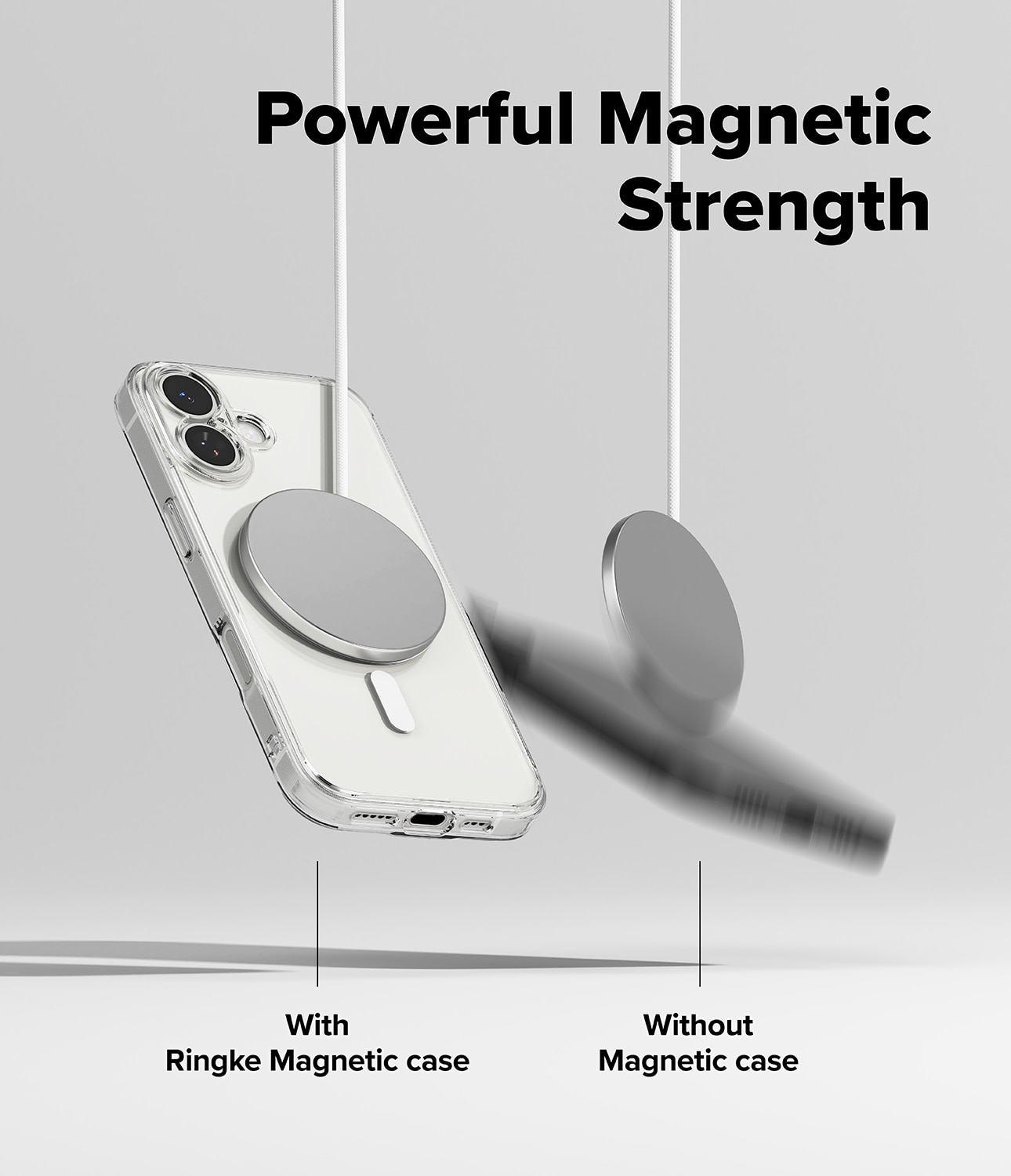 Cover Fusion Magnetic iPhone 17 Trasparente
