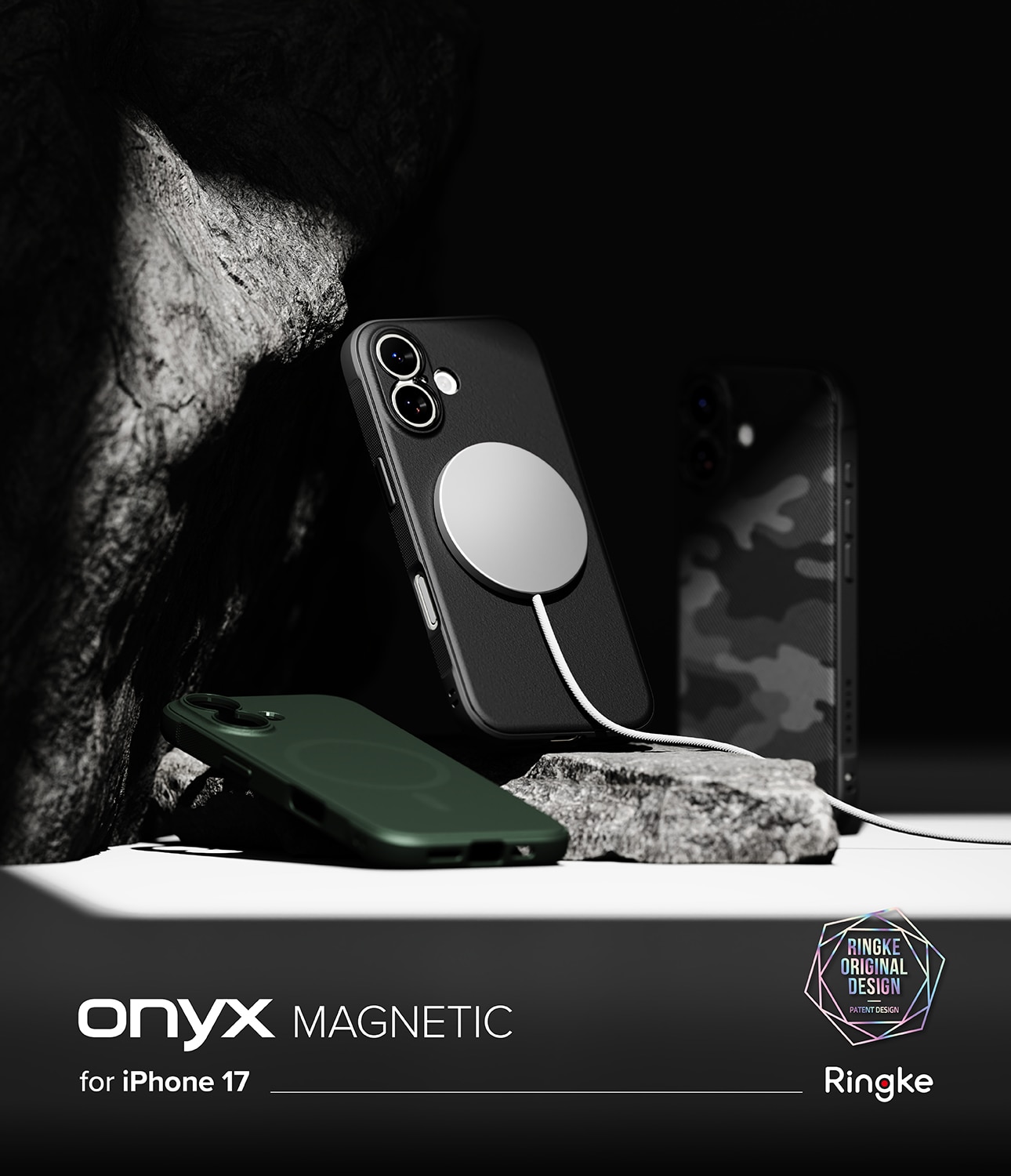 Cover Onyx Magnetic iPhone 17 Black