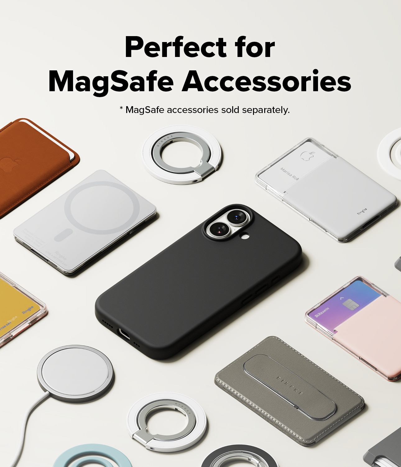 Silicone Magnetic Cover iPhone 17 Black