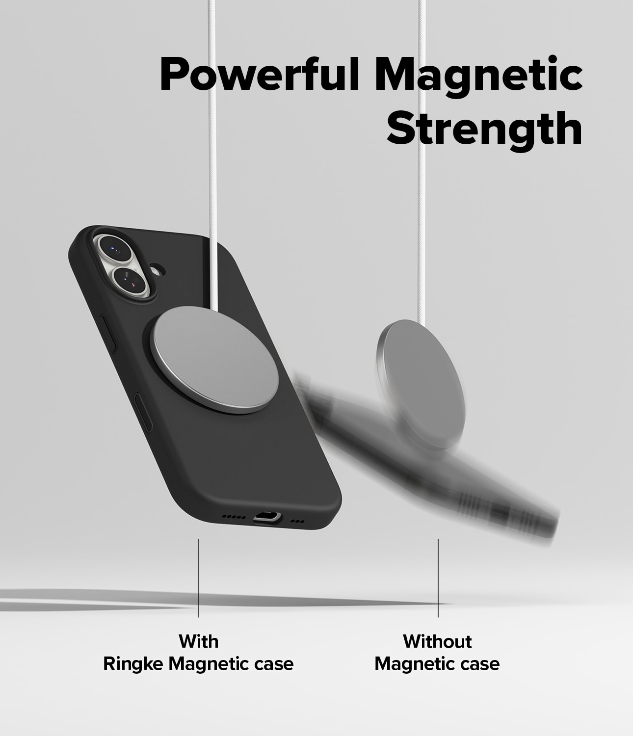 Silicone Magnetic Cover iPhone 17 Black