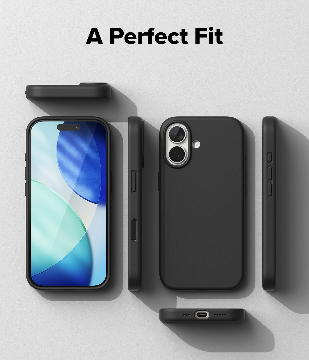 Silicone Magnetic Cover iPhone 17 Black
