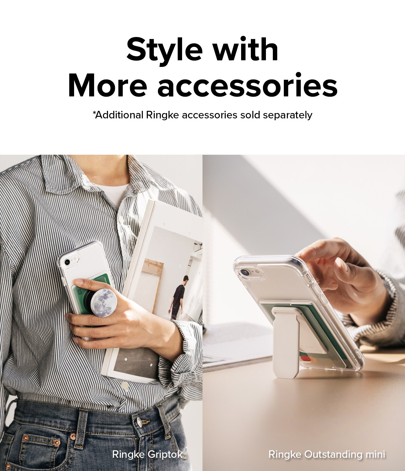 Cover Fusion Card iPhone SE 2022 trasparente