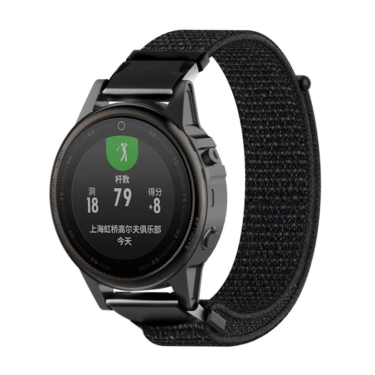 Cinturino in nylon Garmin Fenix 5S/5S Plus nero