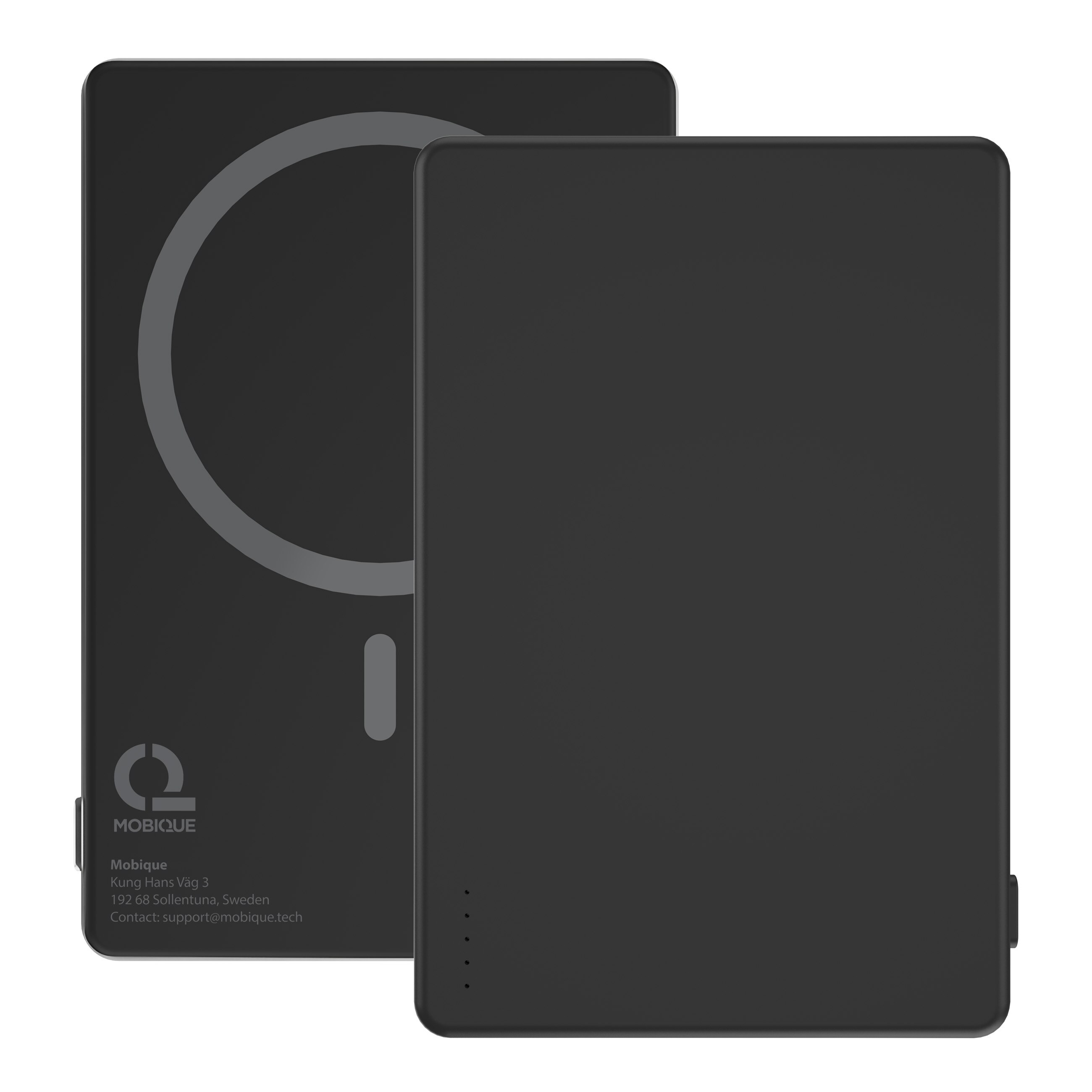Power bank wireless magnetico 5000mAh, nero