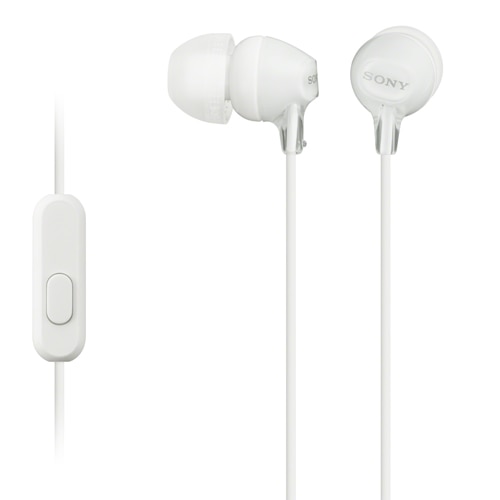 Headset in-ear MDR-EX15AP Bianco
