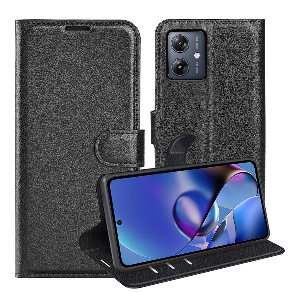 Cover portafoglio Motorola Moto G54 Nero