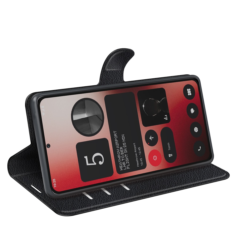 Cover portafoglio Nothing Phone 2a Nero