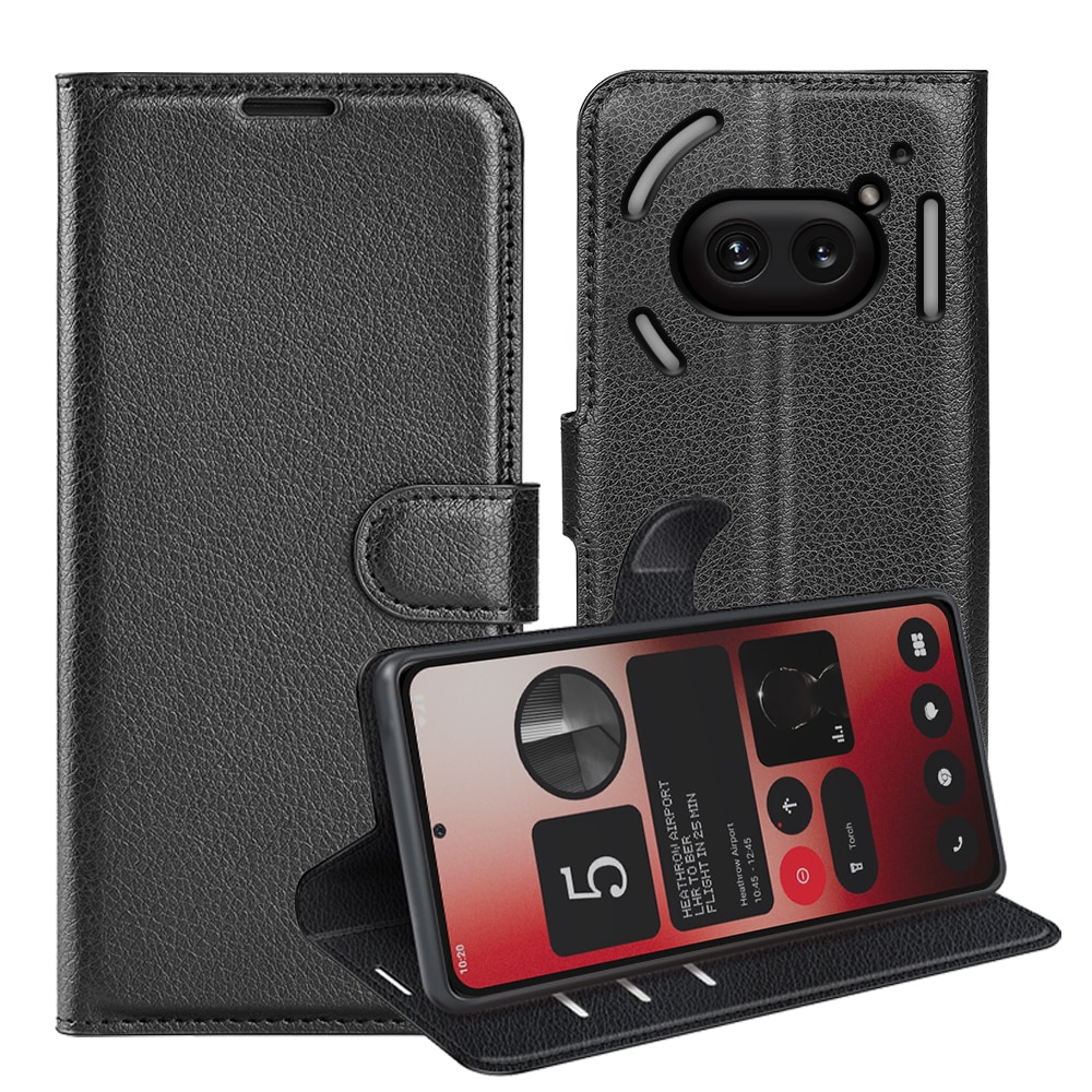 Cover portafoglio Nothing Phone 2a Nero
