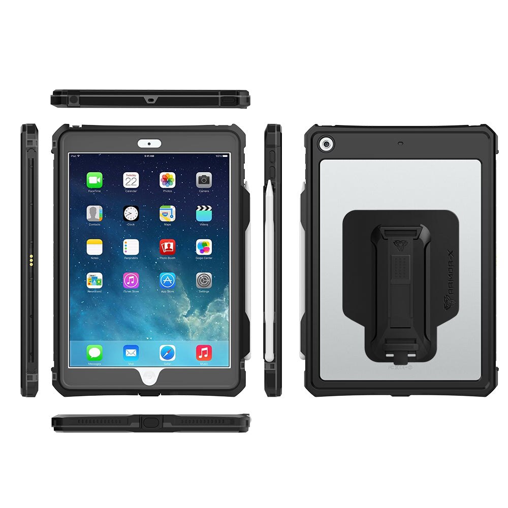 Cover MX Waterproof iPad 10.2 9th Gen (2021) Clear/Black