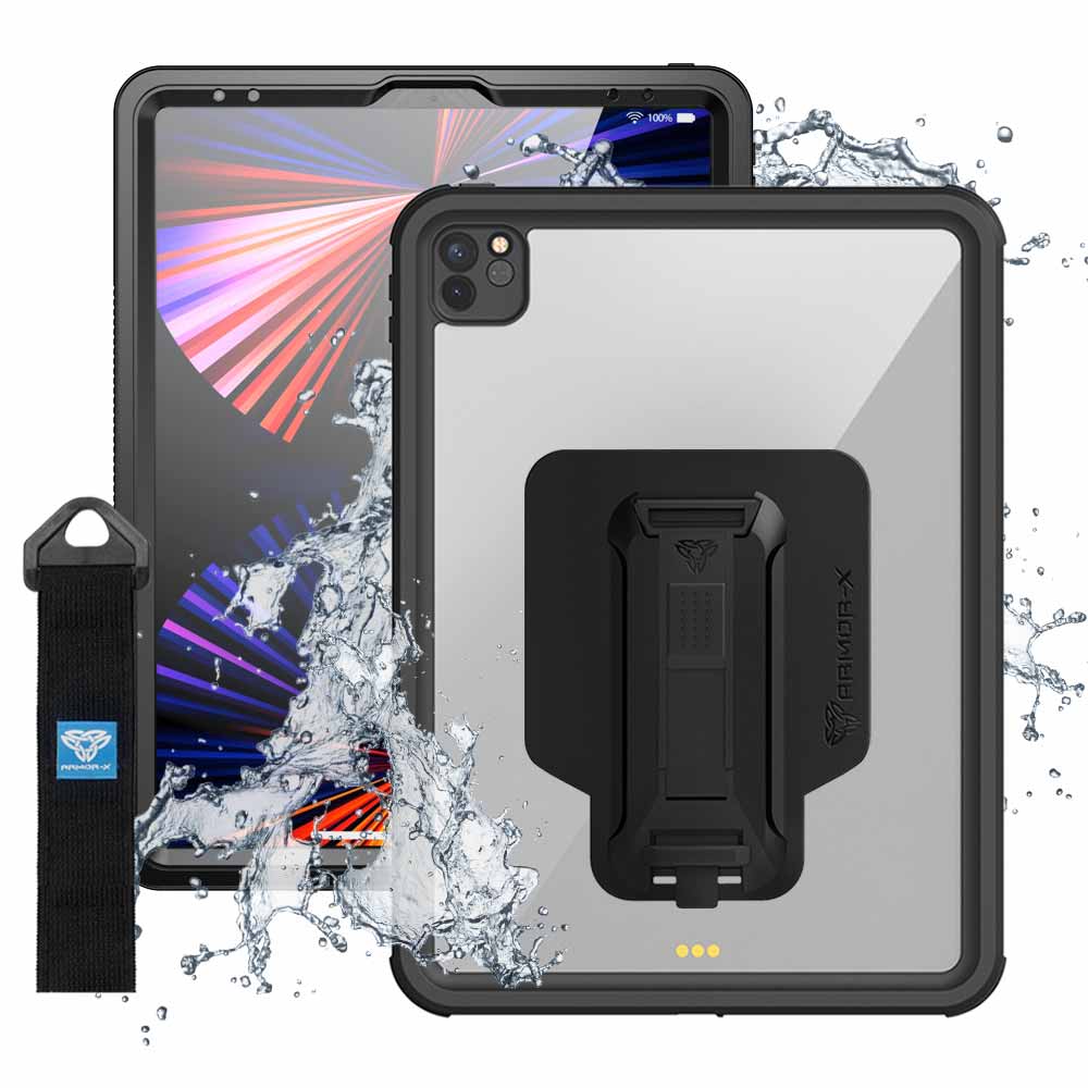 Cover MX Waterproof iPad Pro 12.9 2021/2022 Clear/Black
