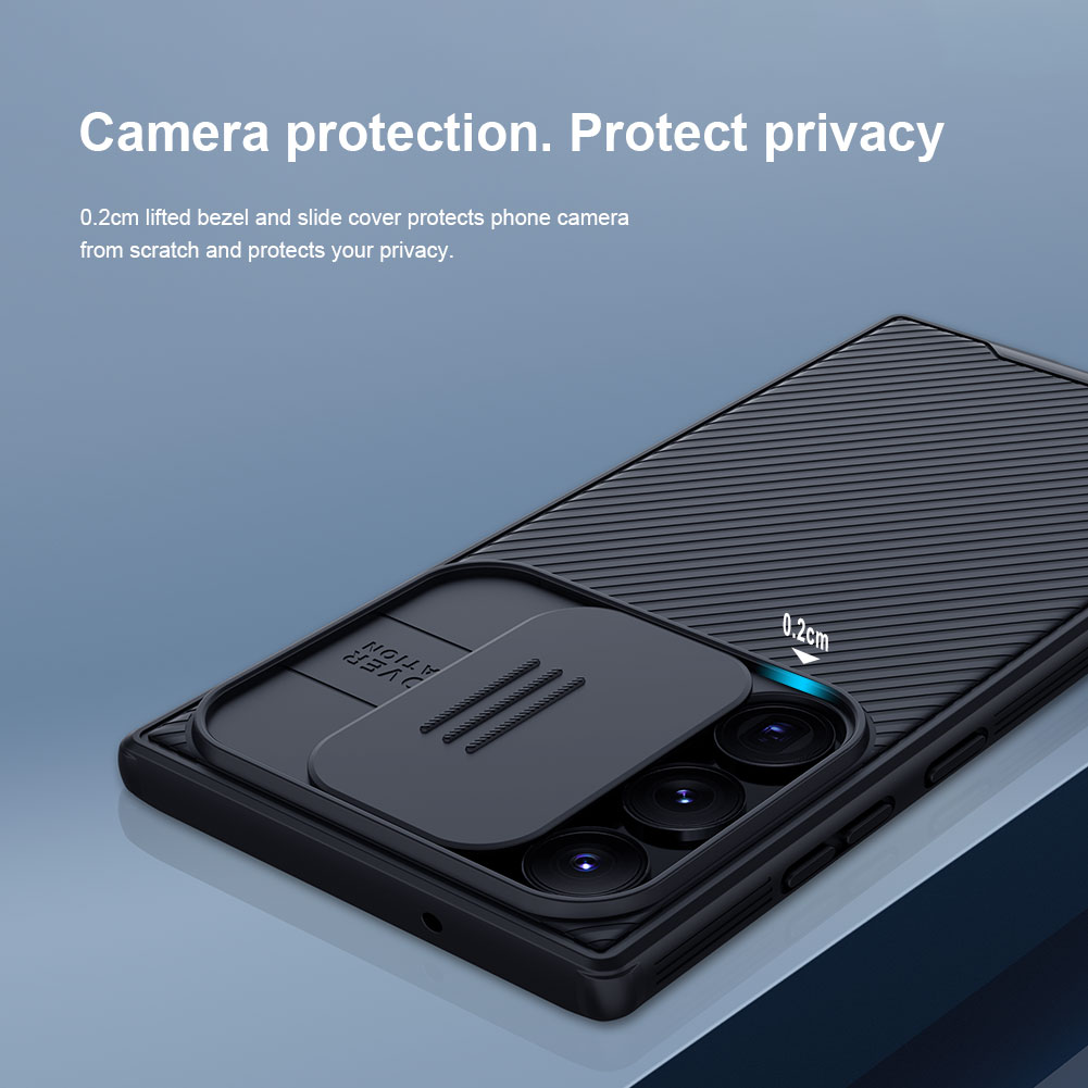 Cover CamShield Samsung Galaxy S23 Ultra nero