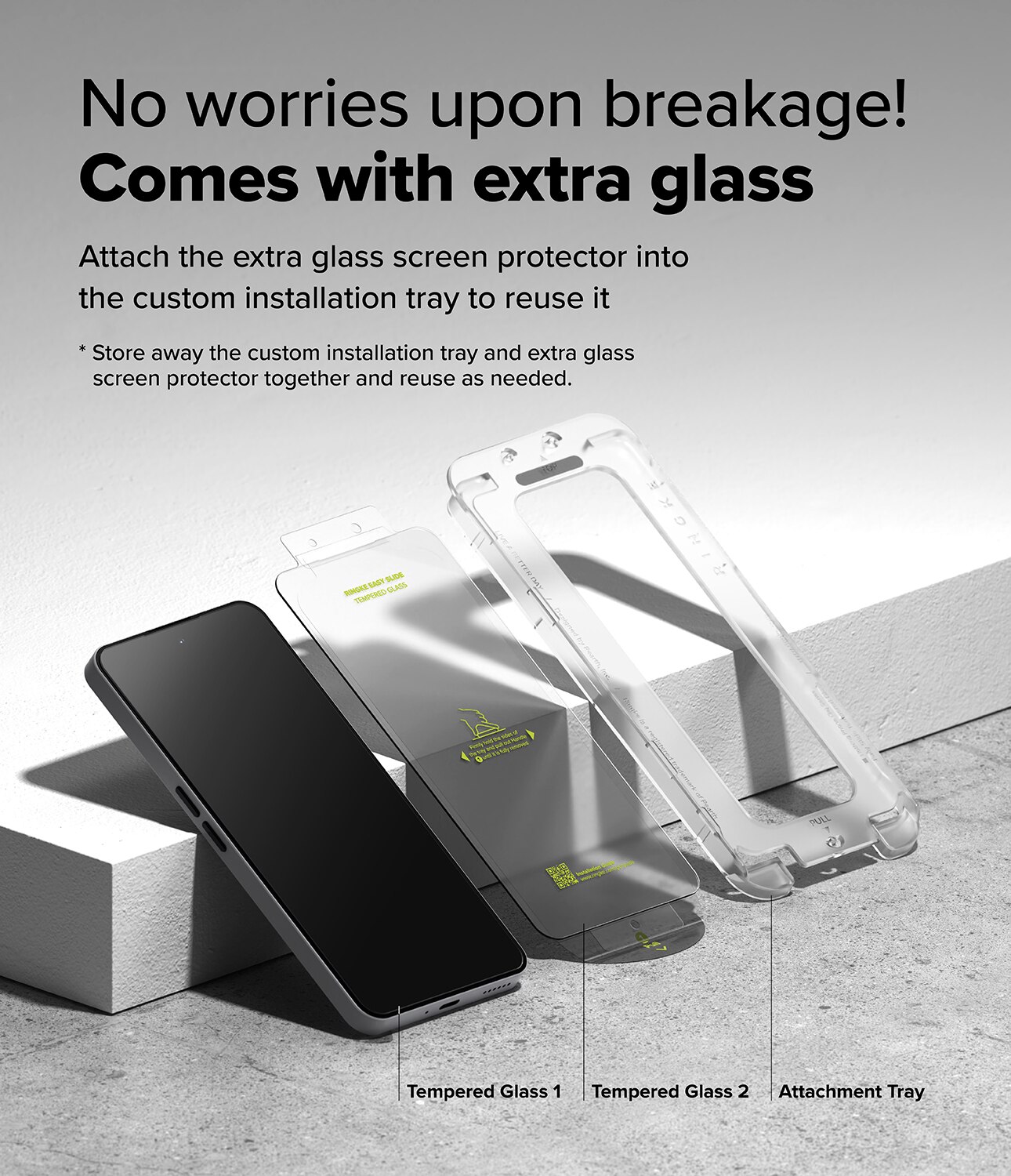 Easy Slide Glass (2 pezzi) Nothing Phone 3a Pro