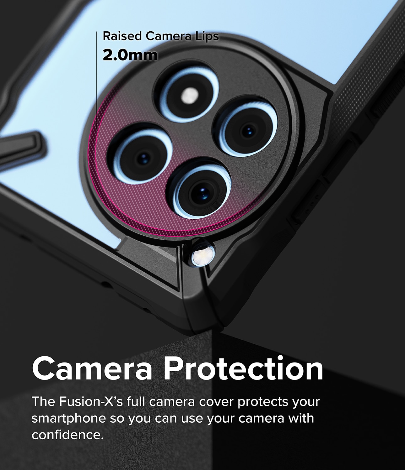 Cover Fusion X OnePlus 12R nero