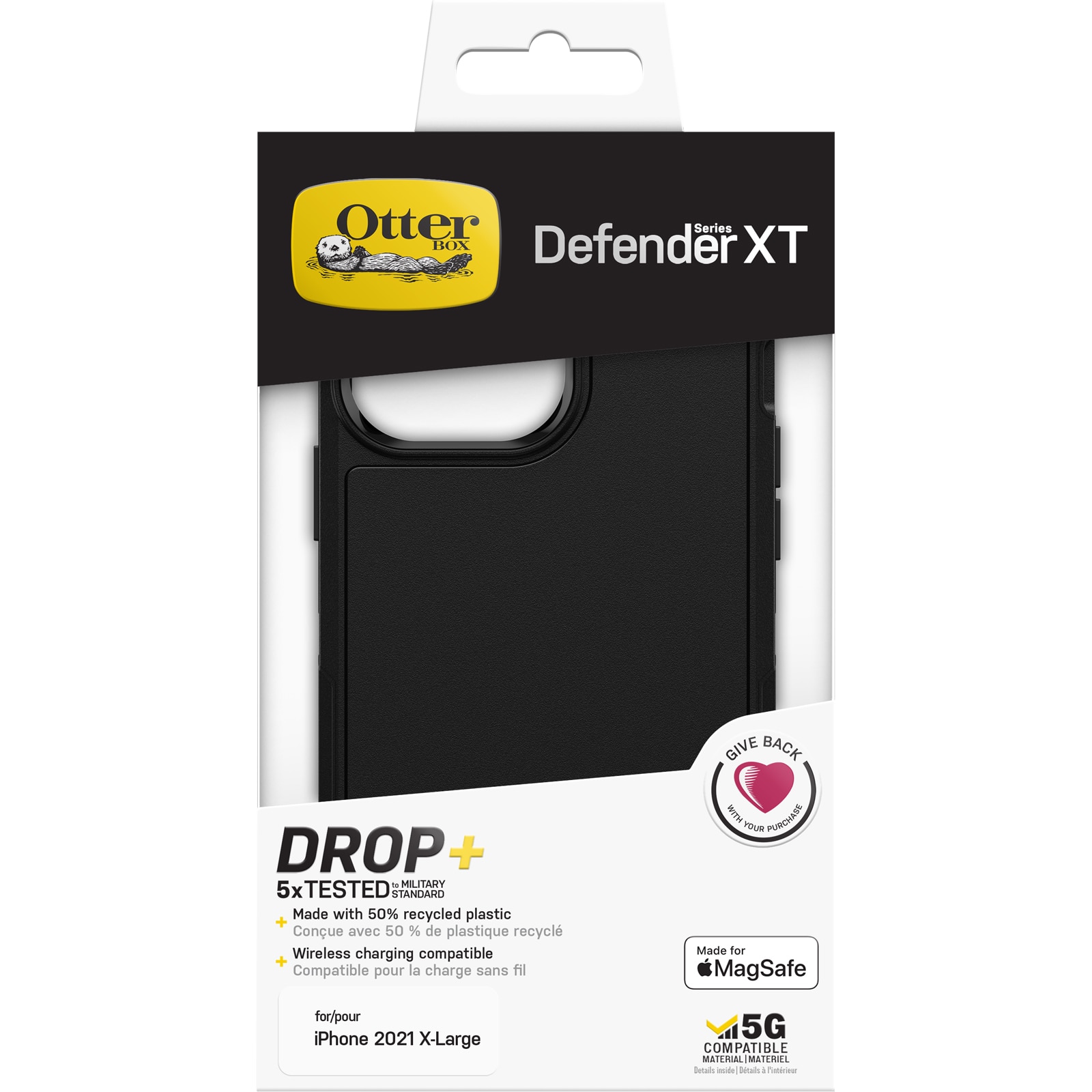 Cover Defender XT iPhone 12 Pro Max nero