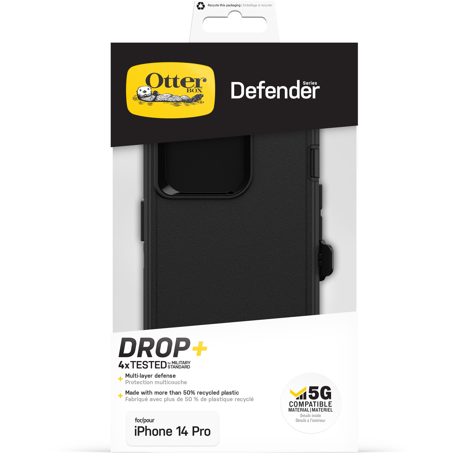 Cover Defender iPhone 14 Pro Black