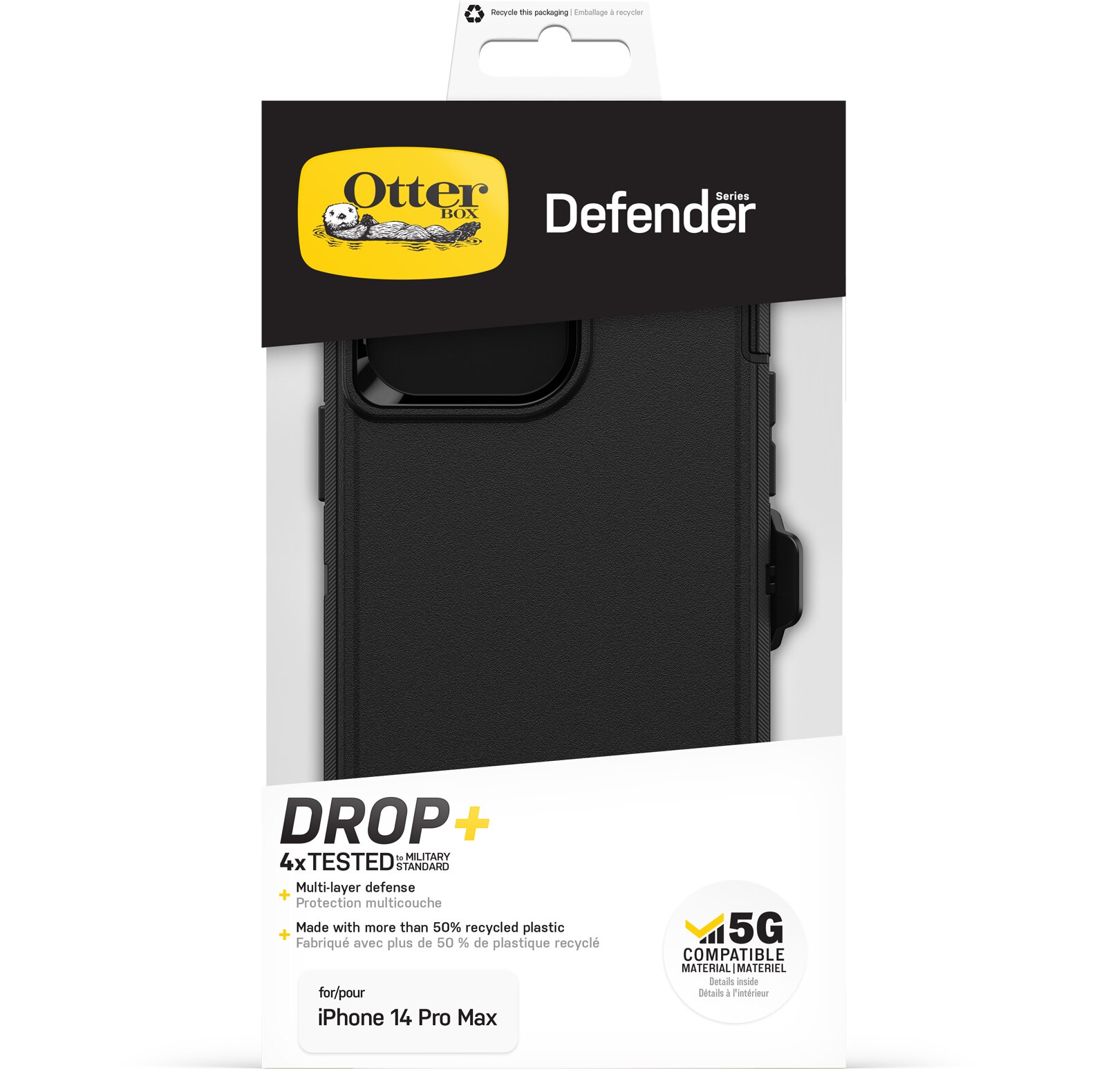 Cover Defender iPhone 14 Pro Max Black