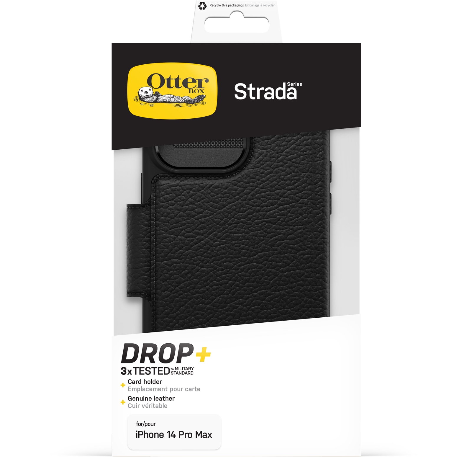 Cover Strada iPhone 14 Pro Max nero