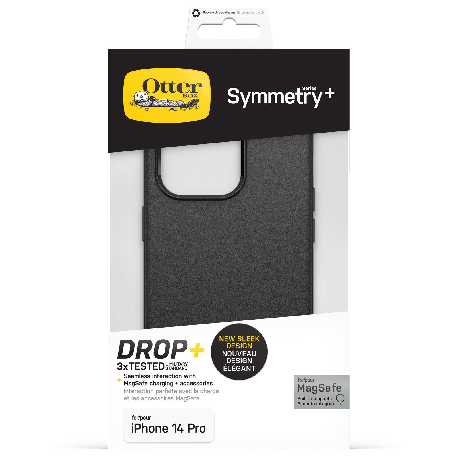 Cover Symmetry Plus MagSafe iPhone 14 Pro nero