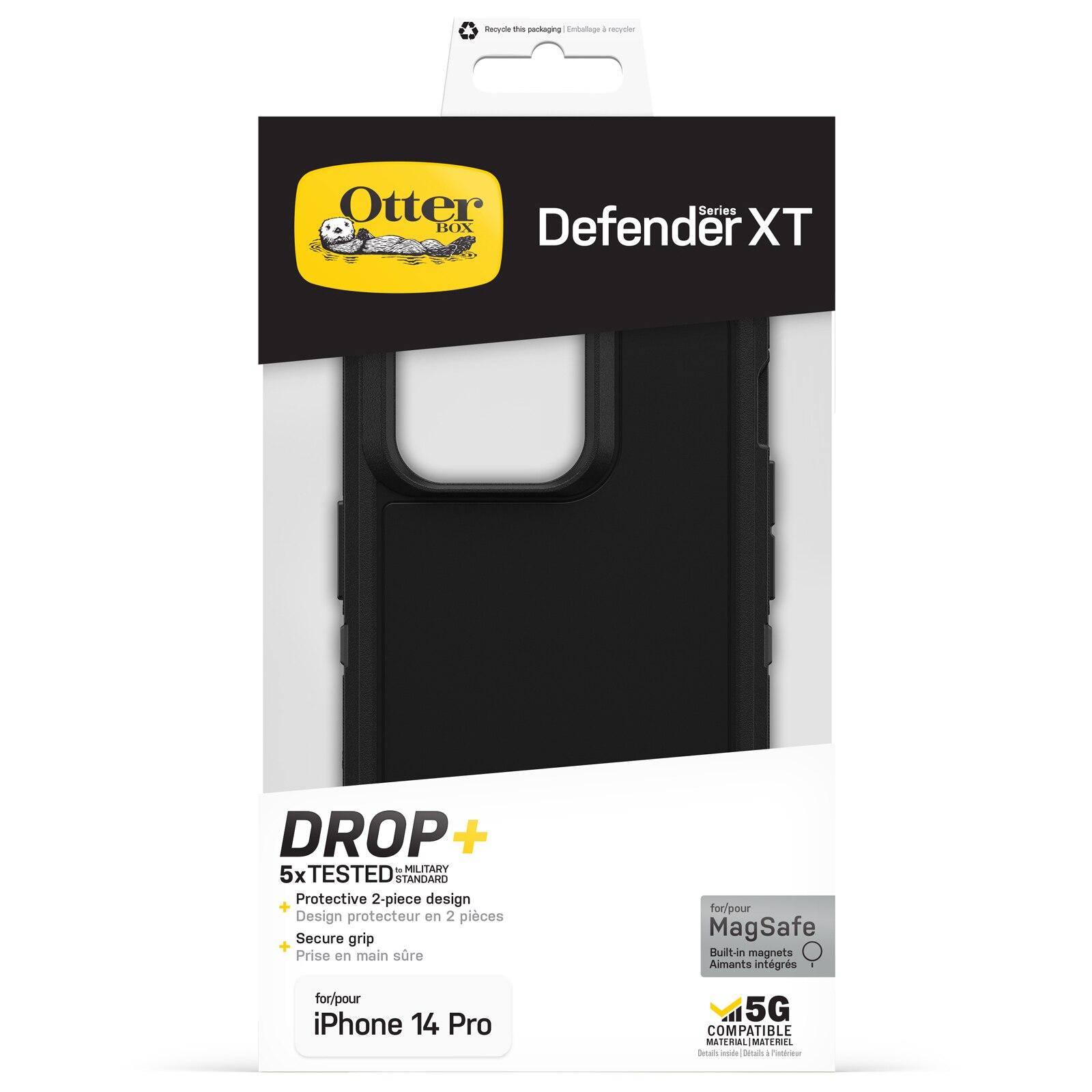 Cover Defender XT iPhone 14 Pro nero