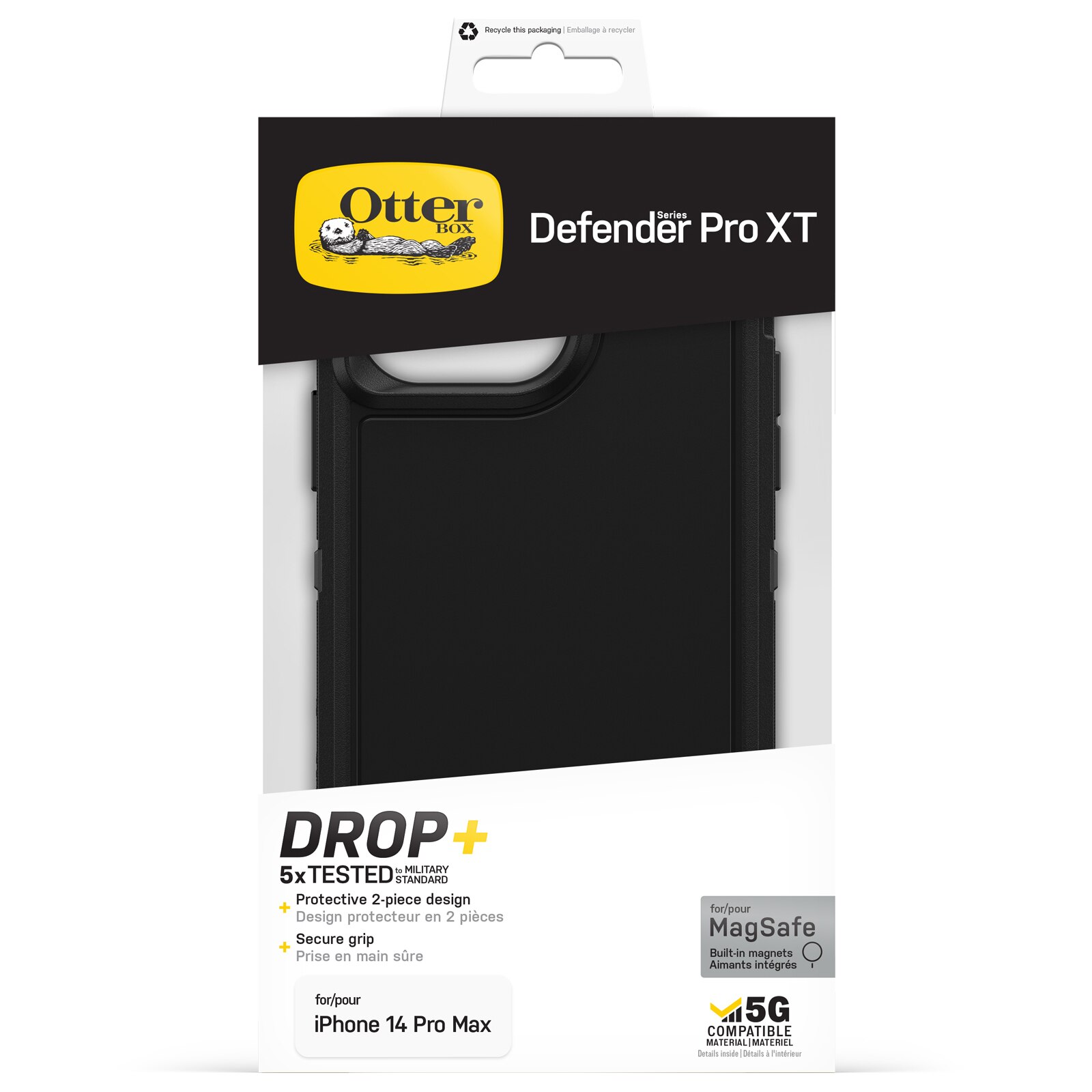 Cover Defender XT iPhone 14 Pro Max nero