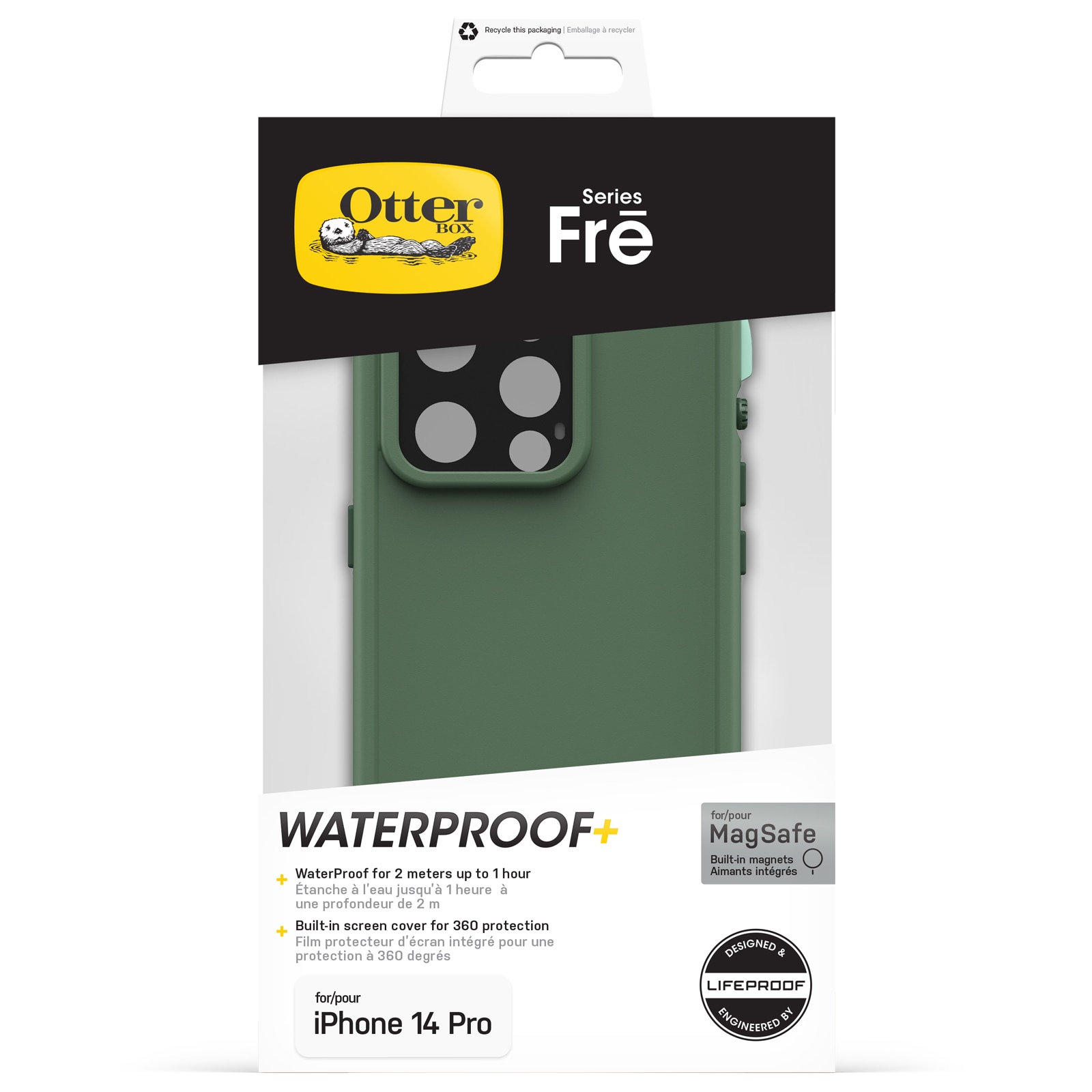 FRE MagSafe Case iPhone 14 Pro Green