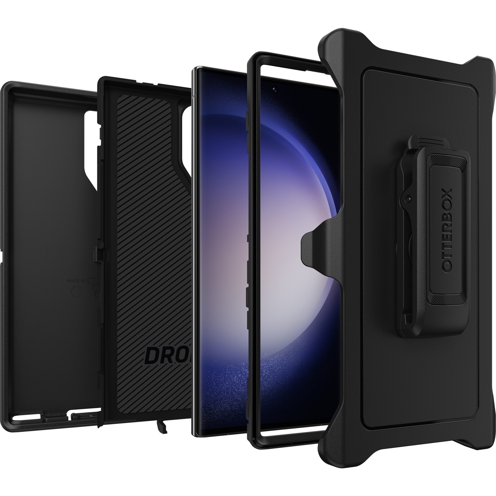 Cover Defender Samsung Galaxy S23 Ultra Nero