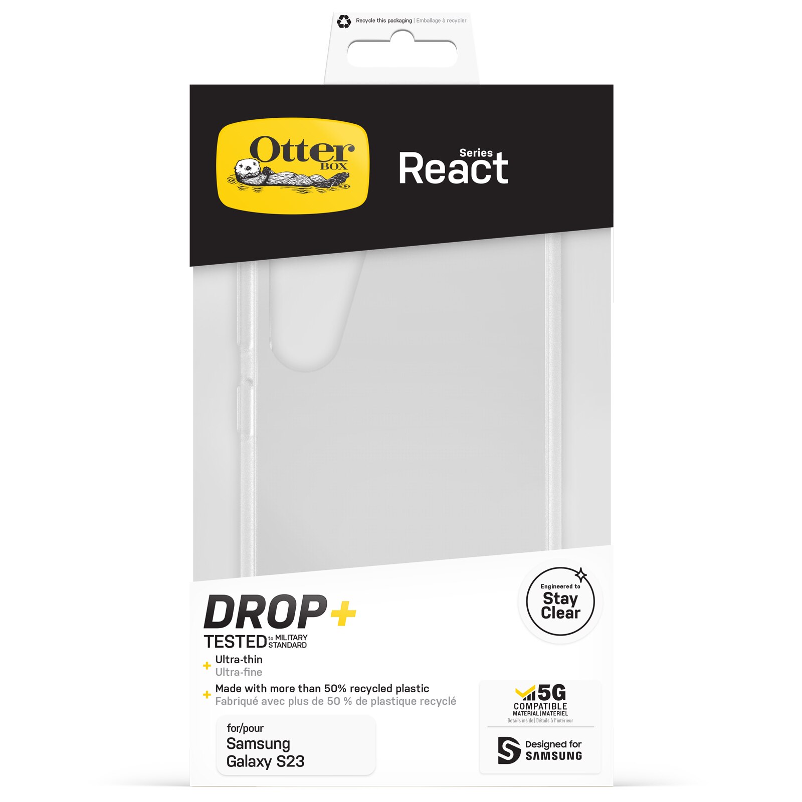 Cover React Samsung Galaxy S23 Trasparente