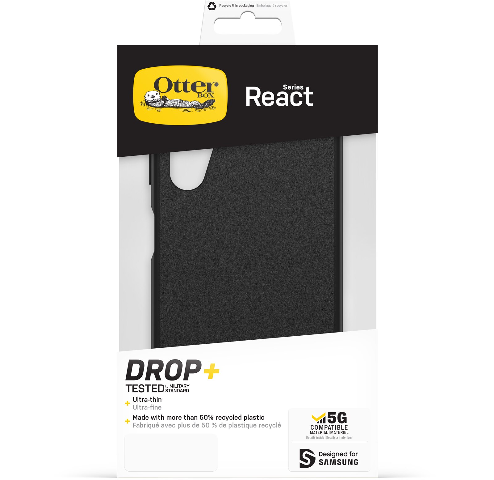 Cover React Samsung Galaxy A14 Nero
