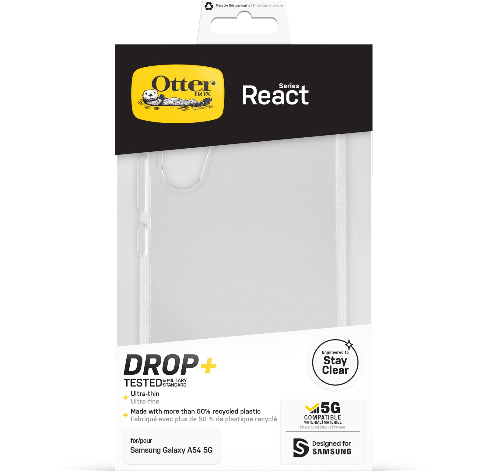 Cover React Samsung Galaxy A54 Trasparente