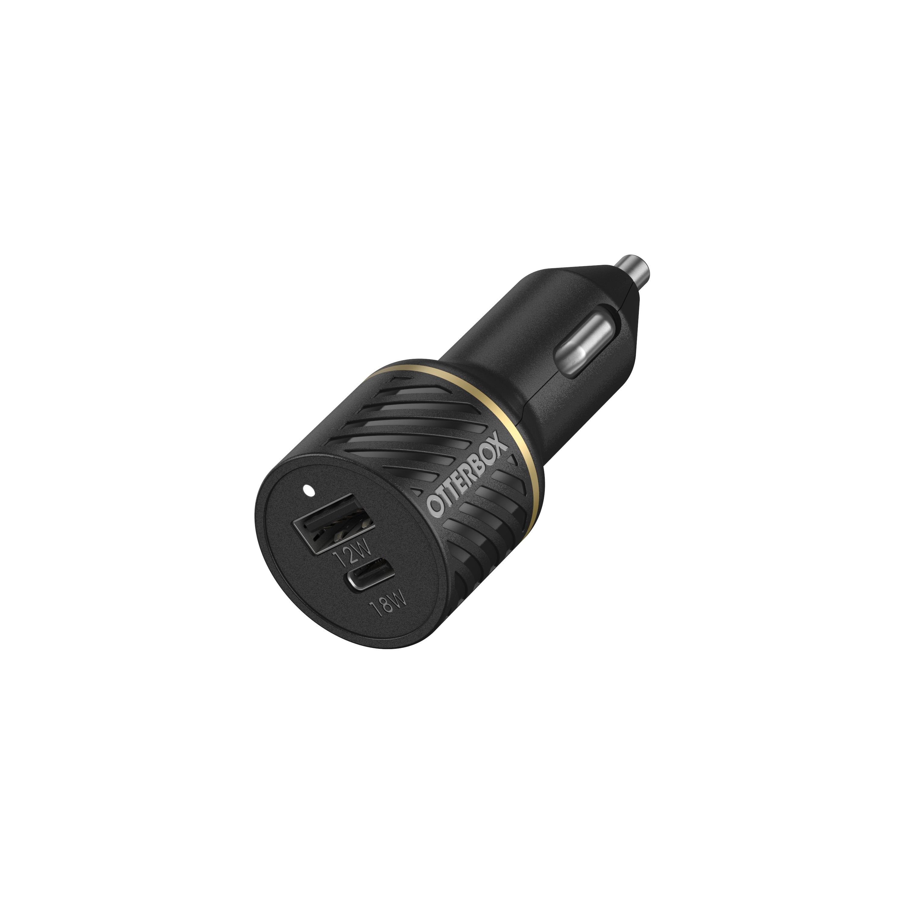 Car Charger 30W USB-C + USB-A 12 - 24 V nero