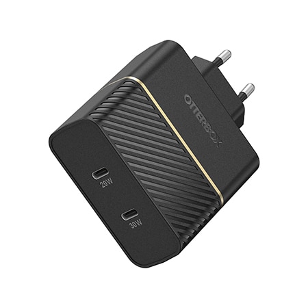Caricabatterie 50W Dual USB-C PD Black Shimmer