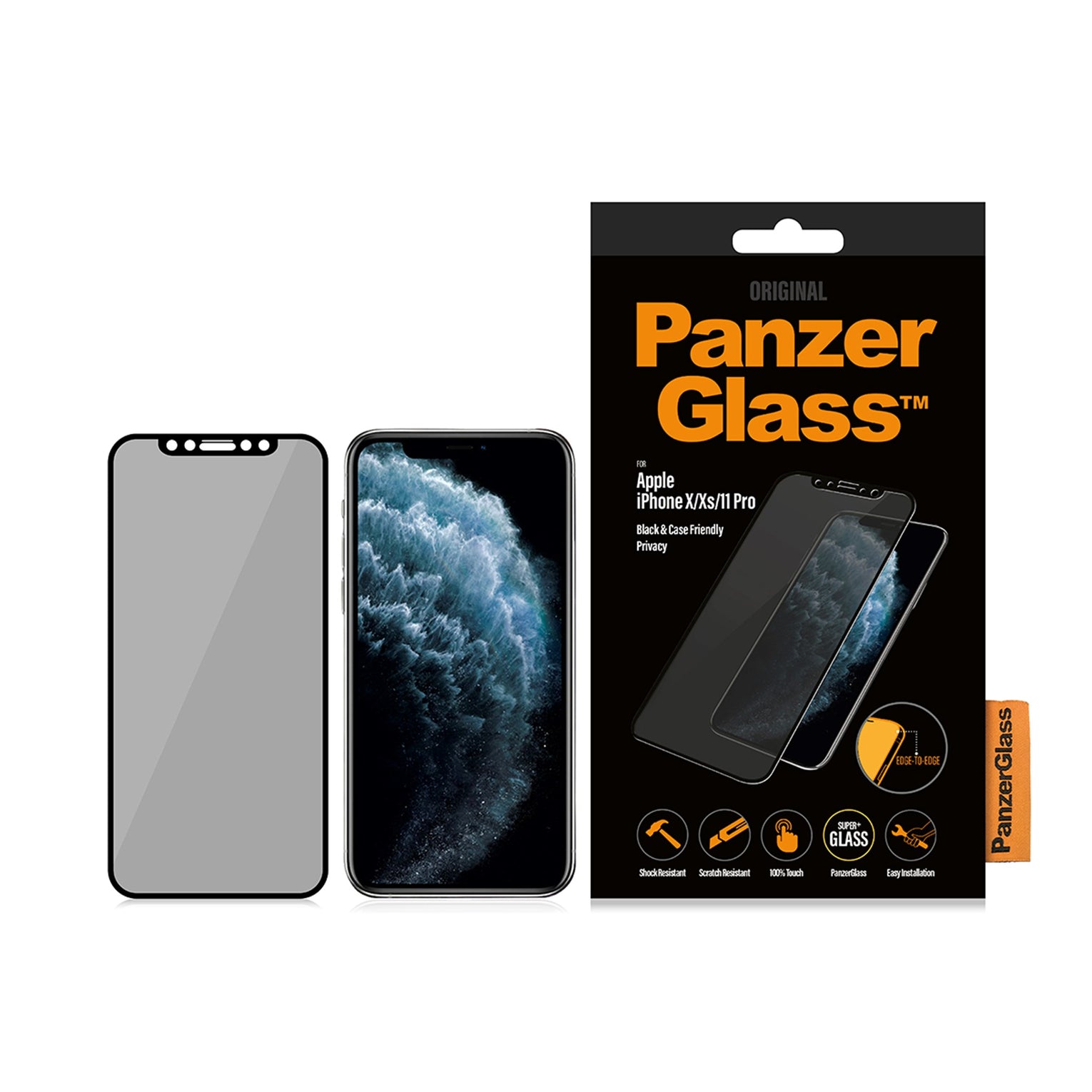 iPhone X/XS Privacy Screen Protector Edge-to-Edge