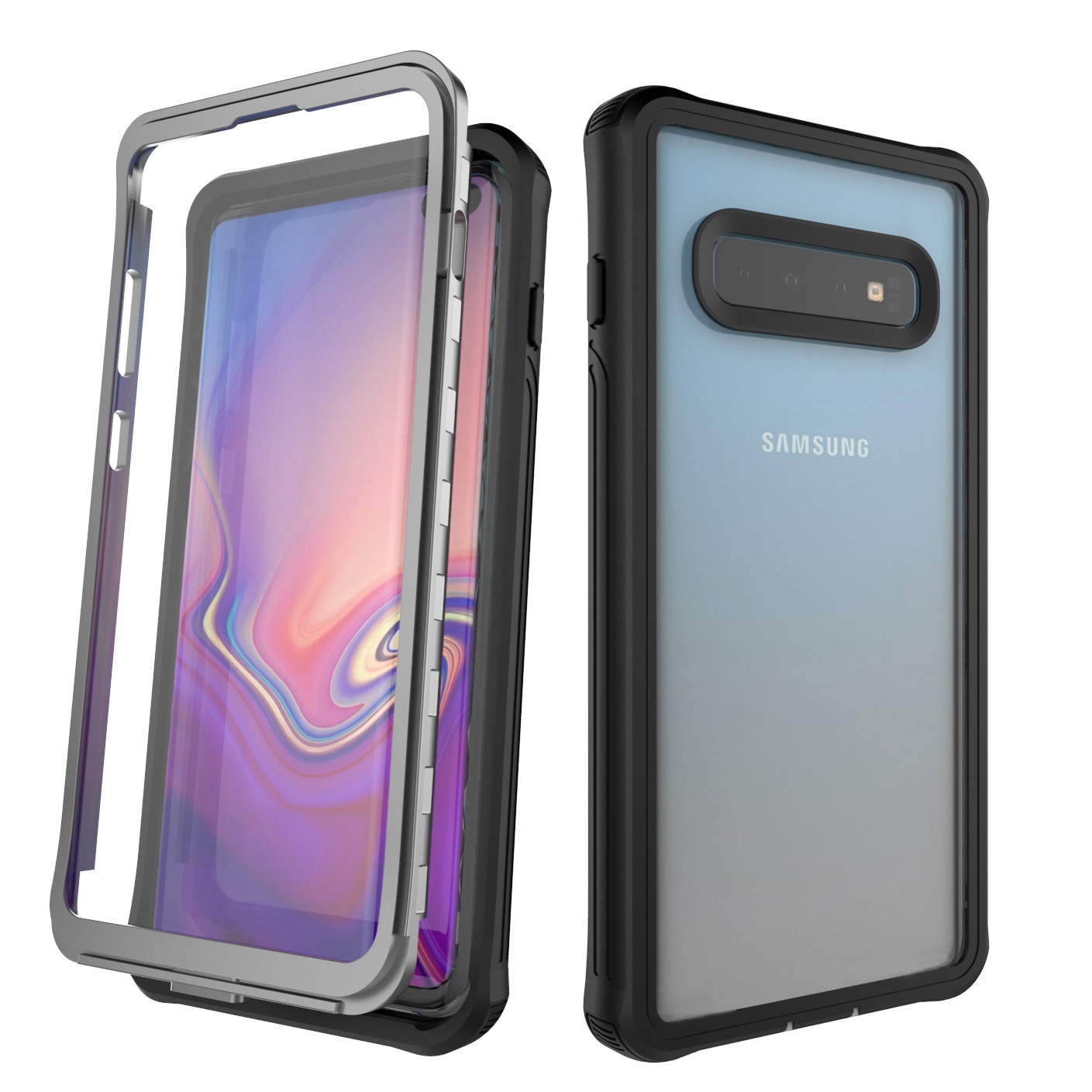 Cover Premium Full Protection Samsung Galaxy S10 nero