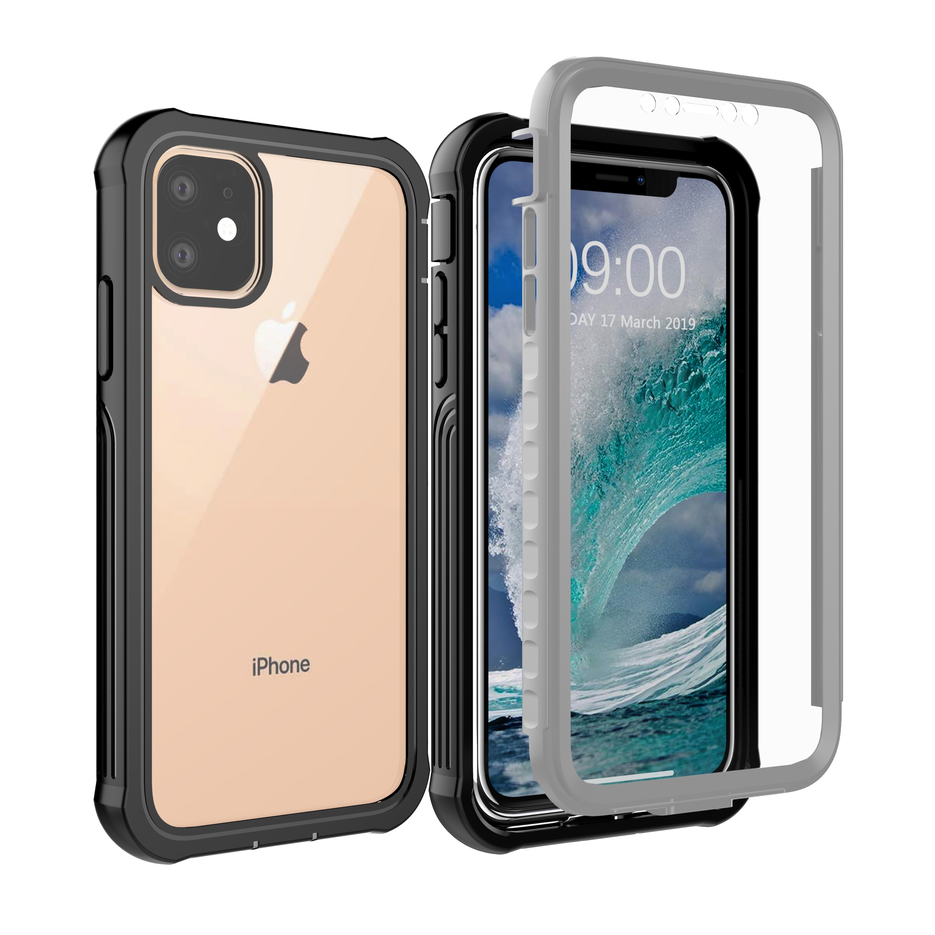 Cover Premium Full Protection iPhone 11 nero