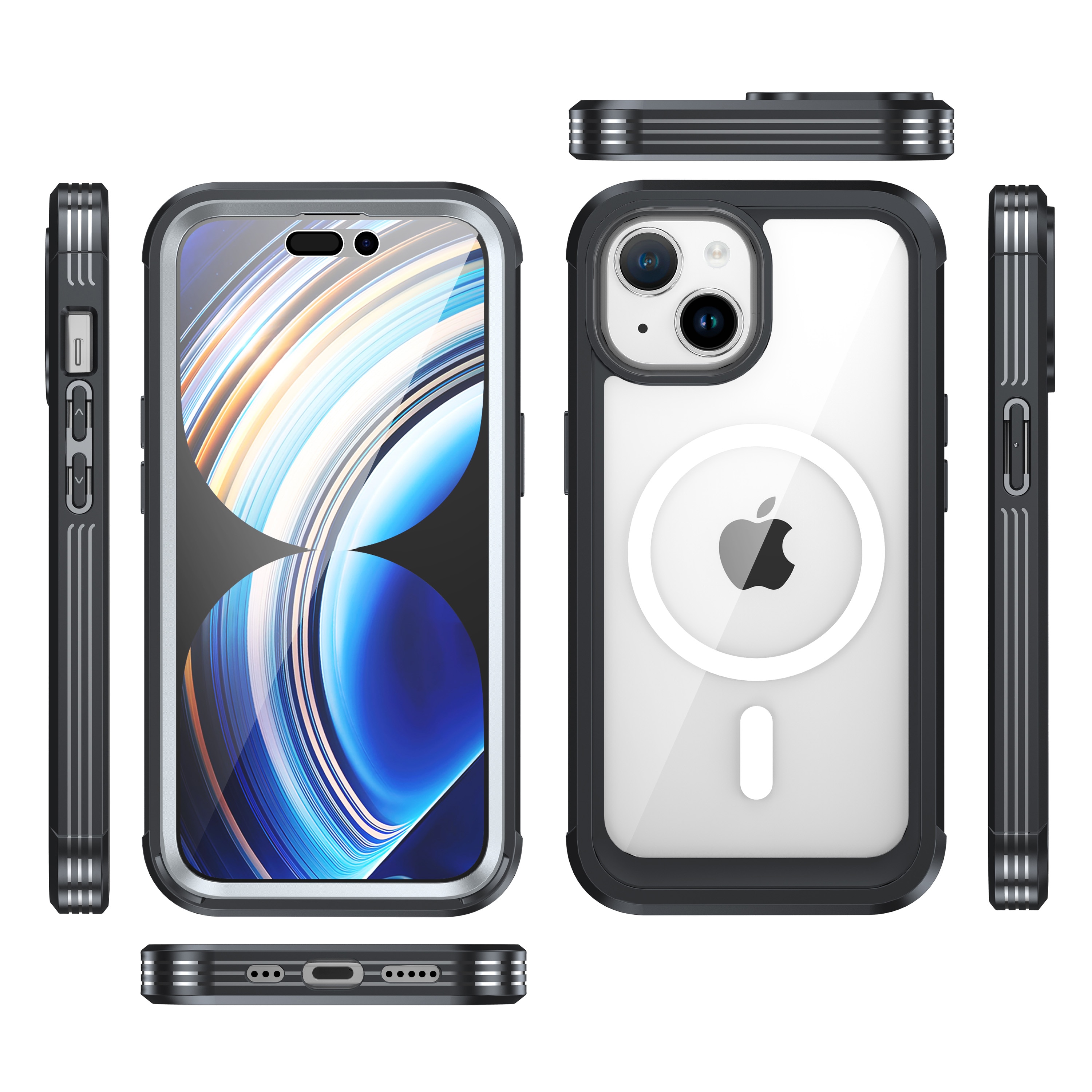 Cover Premium Full Protection iPhone 15 Plus Black